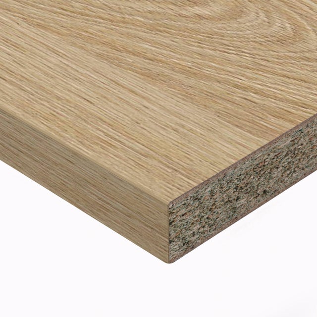 Encimera de cocina laminada hidrófuga Milos madera C003 315x63 cm espesor 38mm