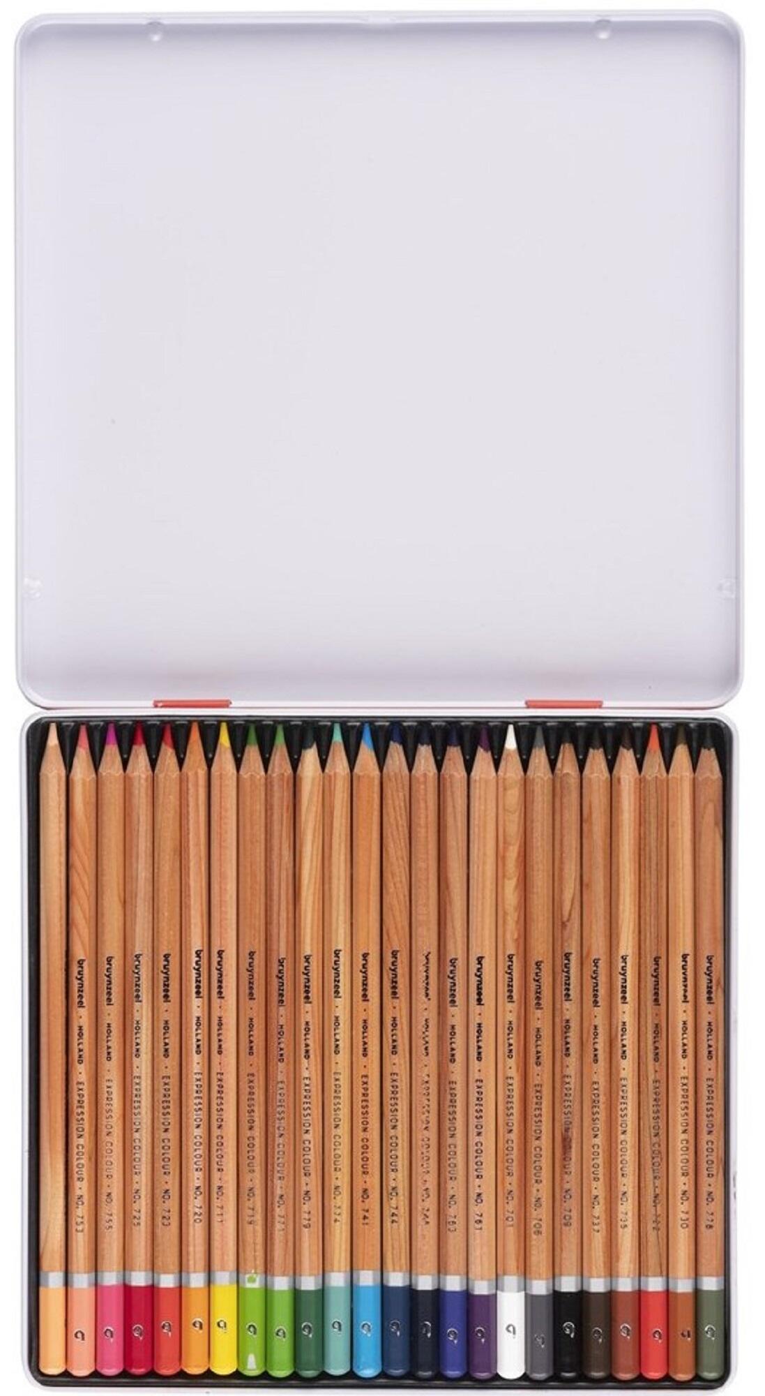 Caja express de 24 lápices de color bruynzeel