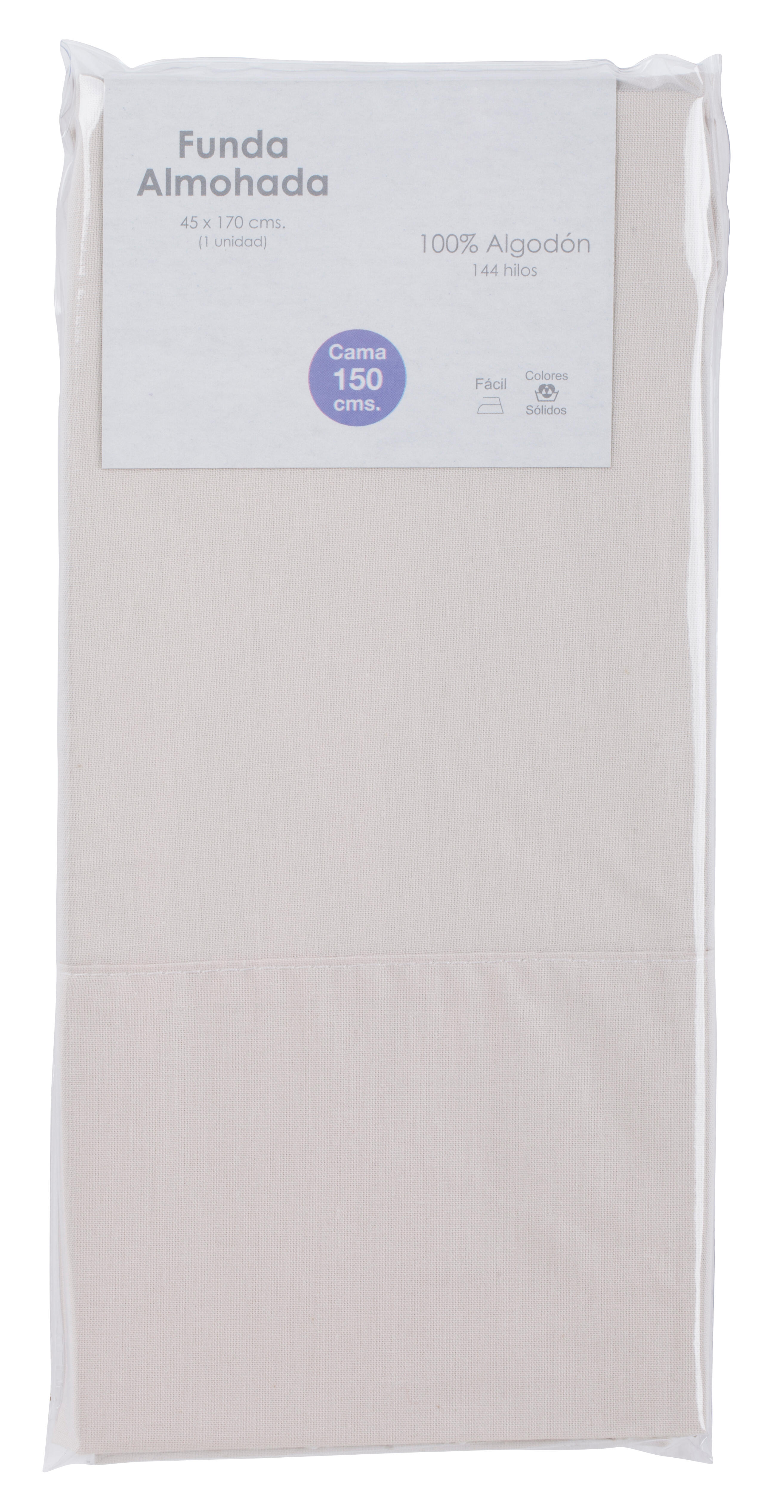 Funda de almohada de algodón beige Trench cama 150 / 160 cm - 4