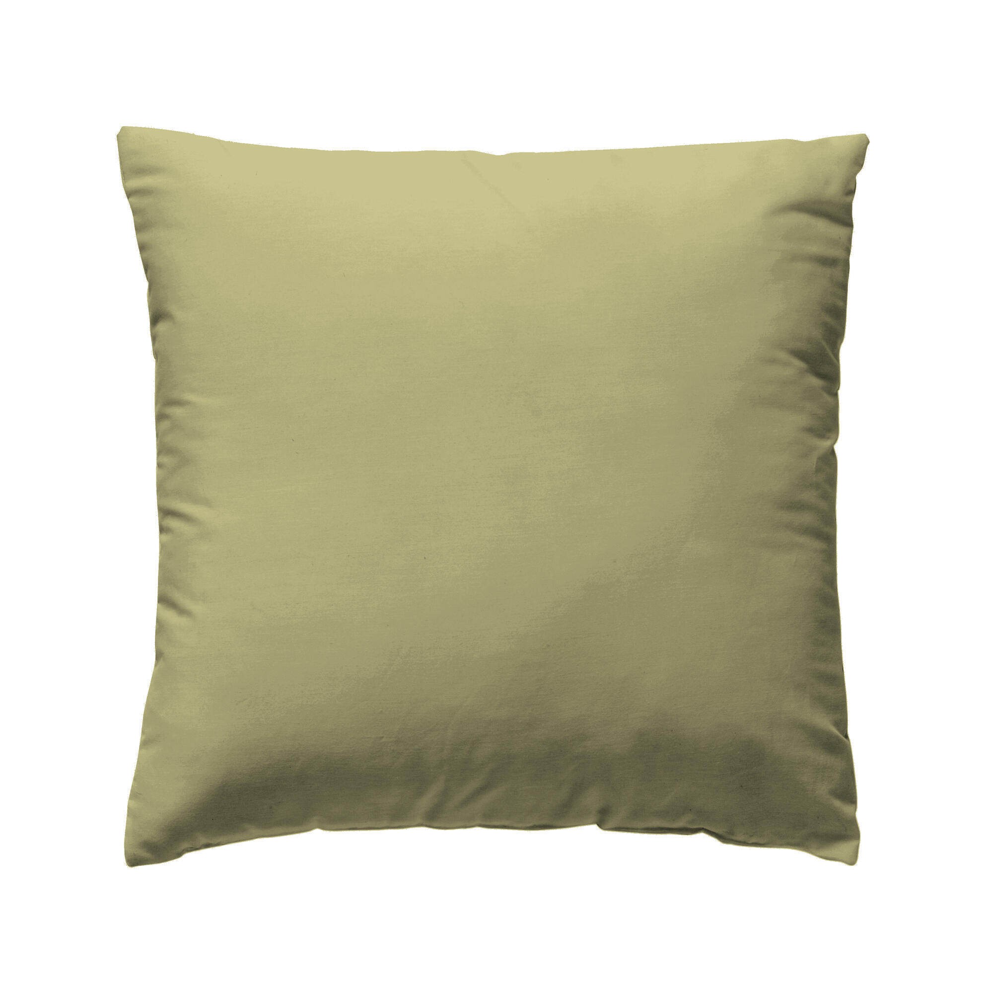 Funda para cuadrante de cama wash garment percal 200 hilos yellow 60x60 cm
