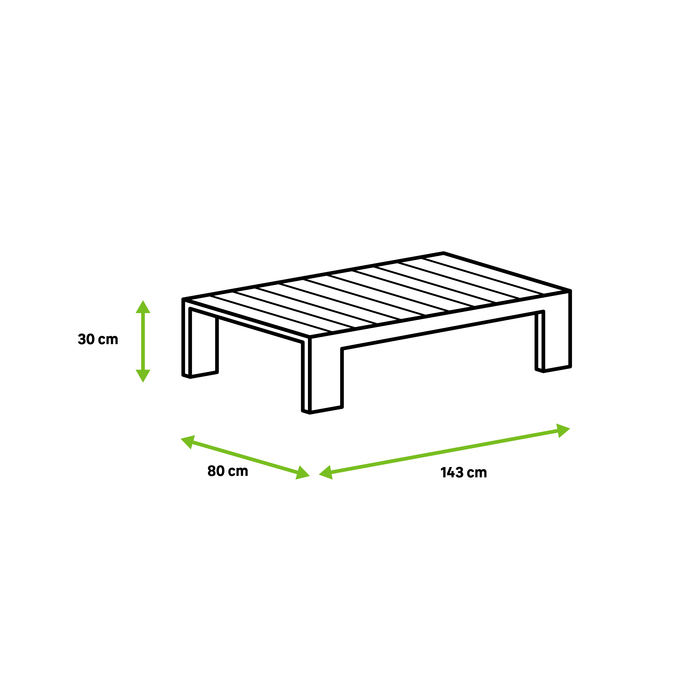 Mesa de apoio NATERIAL LAGUN MASSIVE - 7