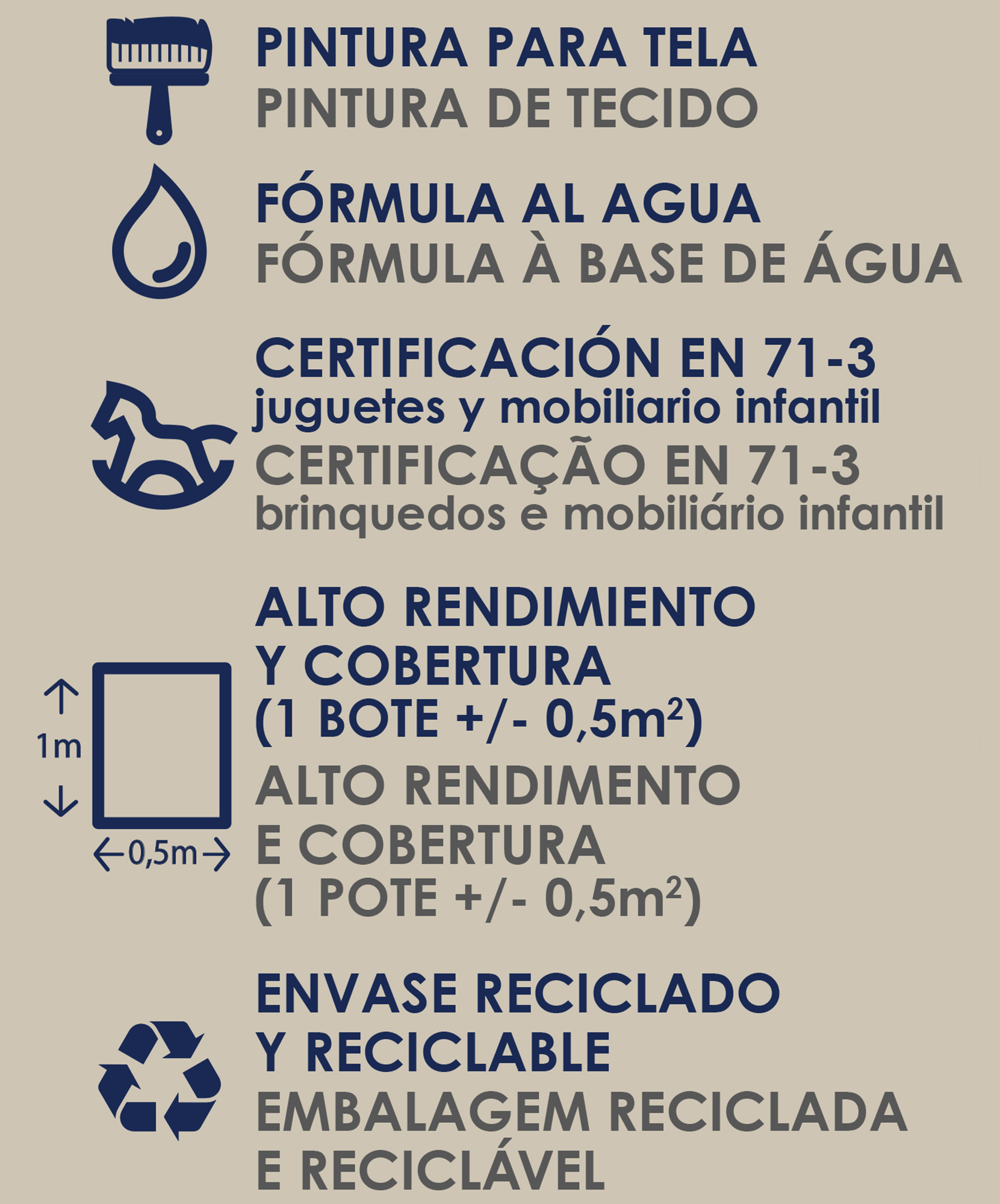 Pintura para tela La Pajarita 35ml verde negro - 3