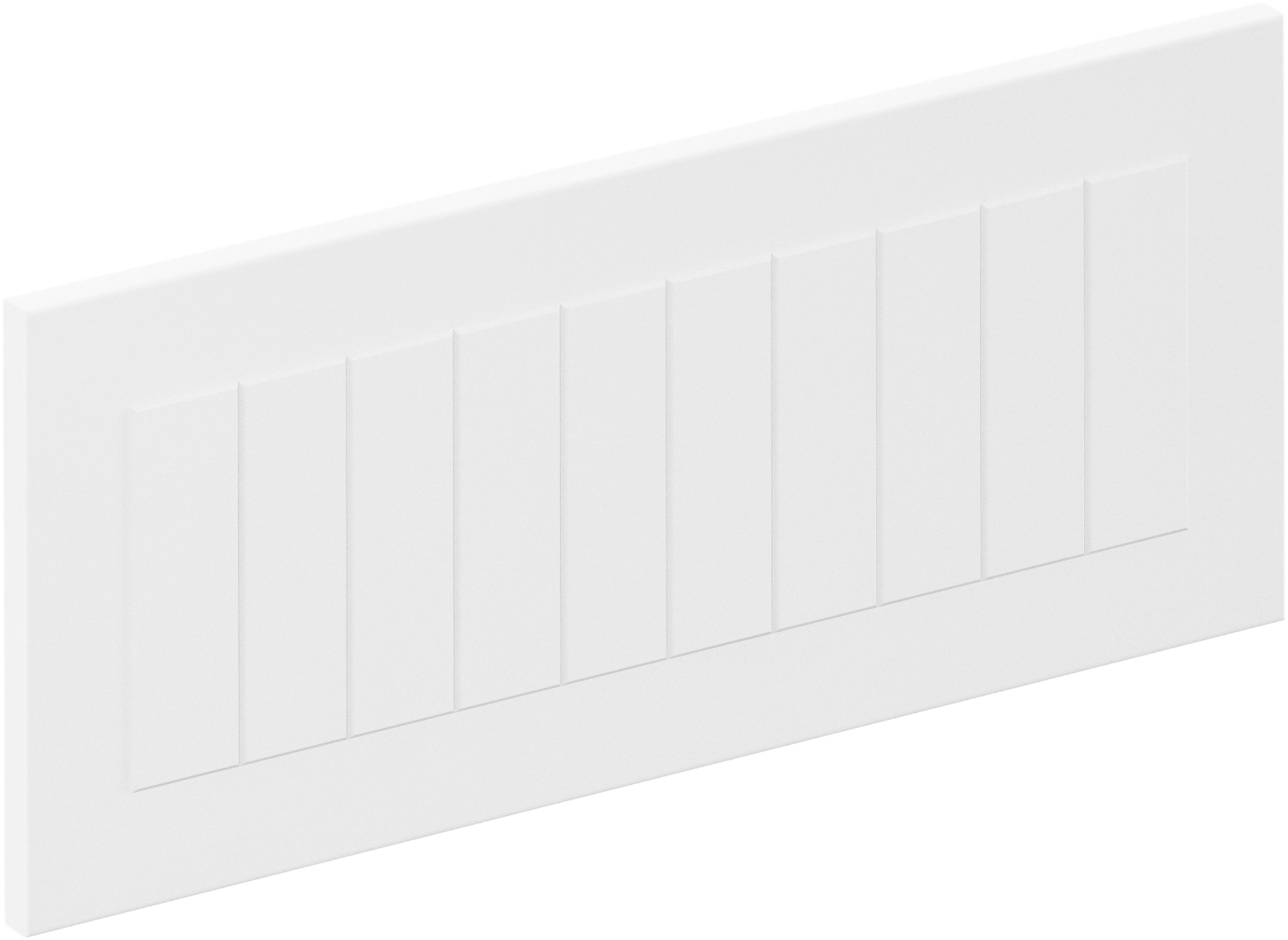 Frente de cajón de cocina Toscane blanco mate H 25.6 x L 60 cm - 8