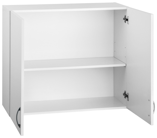 Móvel superior com 2 portas branco mate 80x32x70 cm Basic
