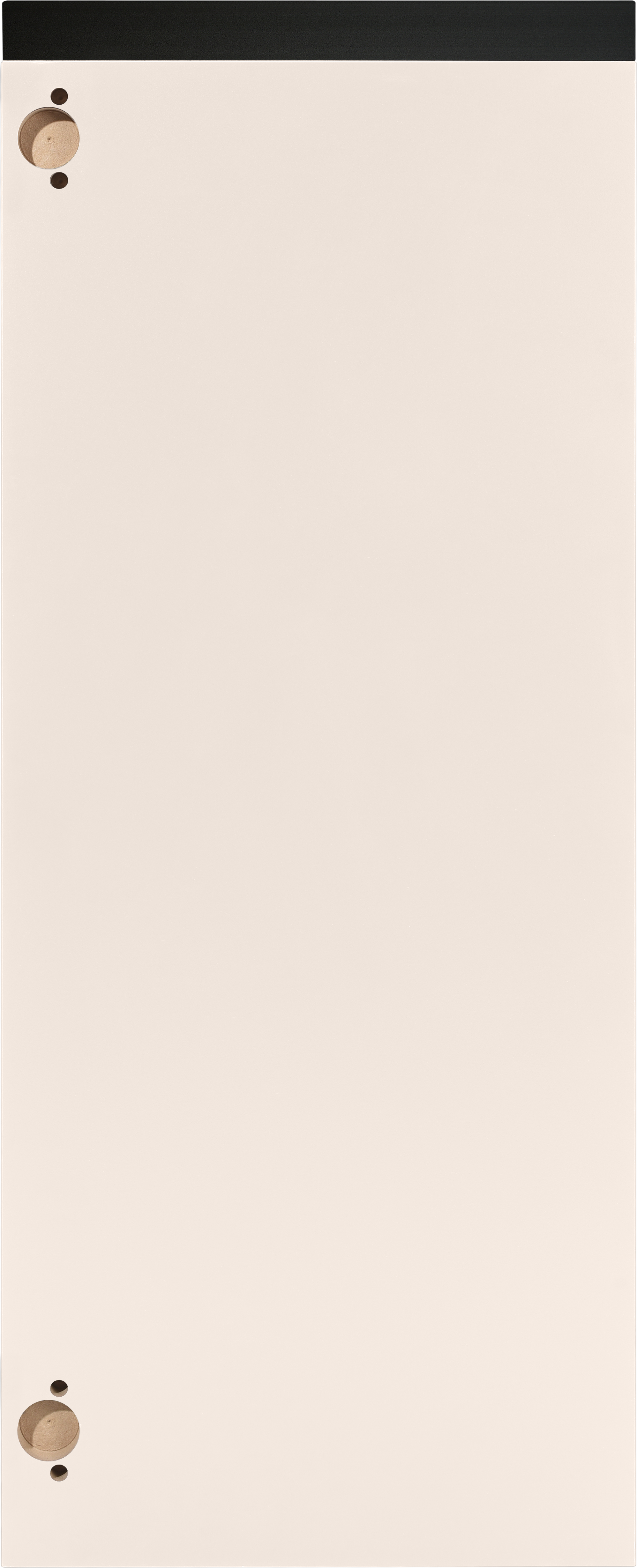 Lote de 2 puertas mueble de cocina milos topo mate h 76.8x l 29.7 cm