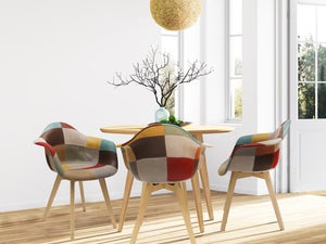 Home Heavenly® - Sillas Comedor Terciopelo Sweden, Pack 4 sillas nórdicas  tapizado Velvet con Patas metálicas (Gris Claro Pata Roble) : :  Hogar y cocina
