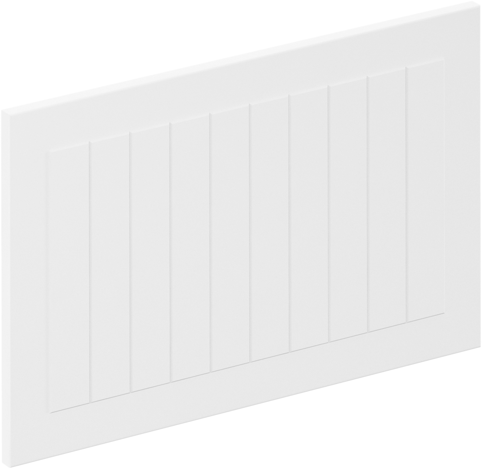 Frente de cajón de cocina Toscane blanco mate H 38.4 x L 60 cm - 8