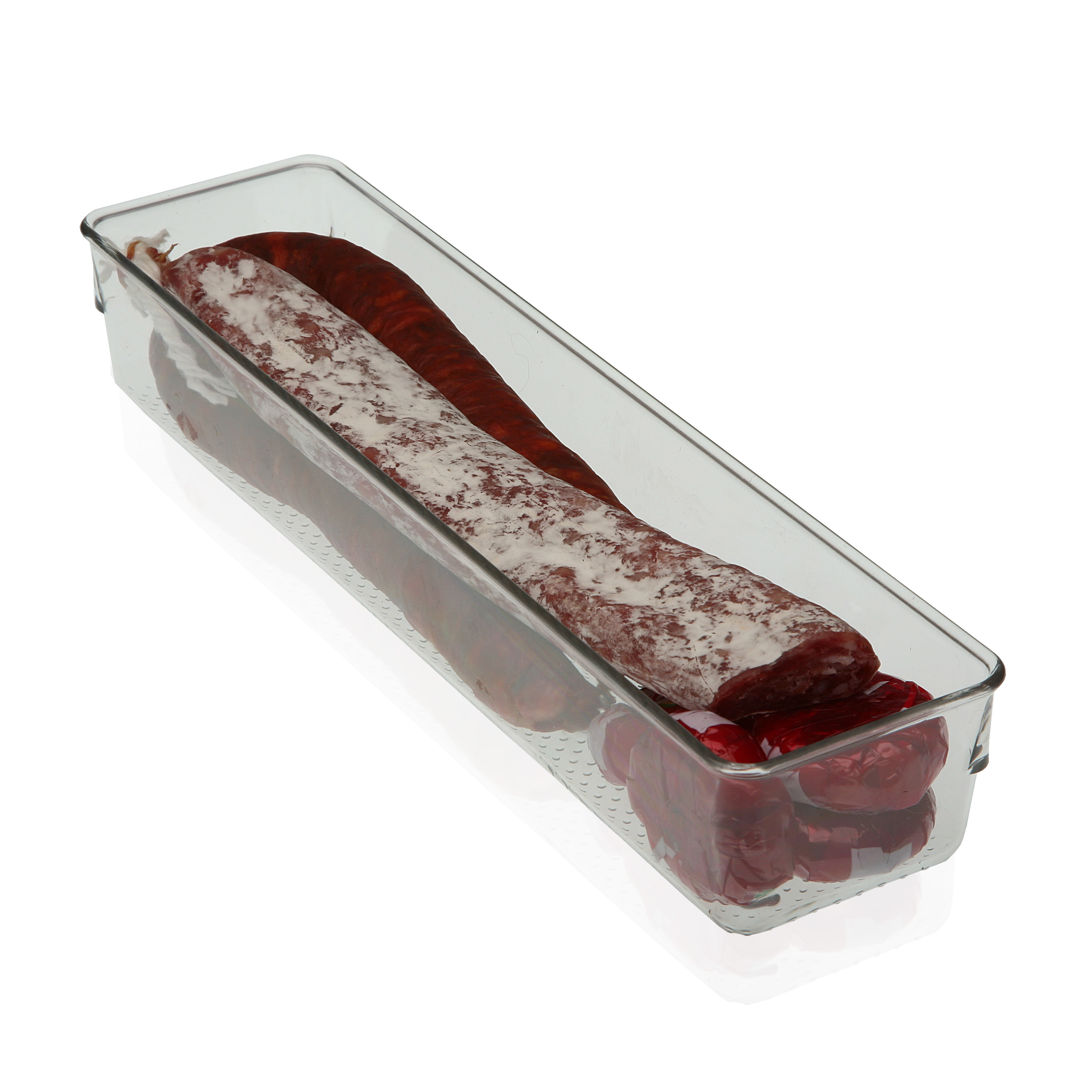 Organizador para frigorífico transparente 30.75x7.7x5.6 cm