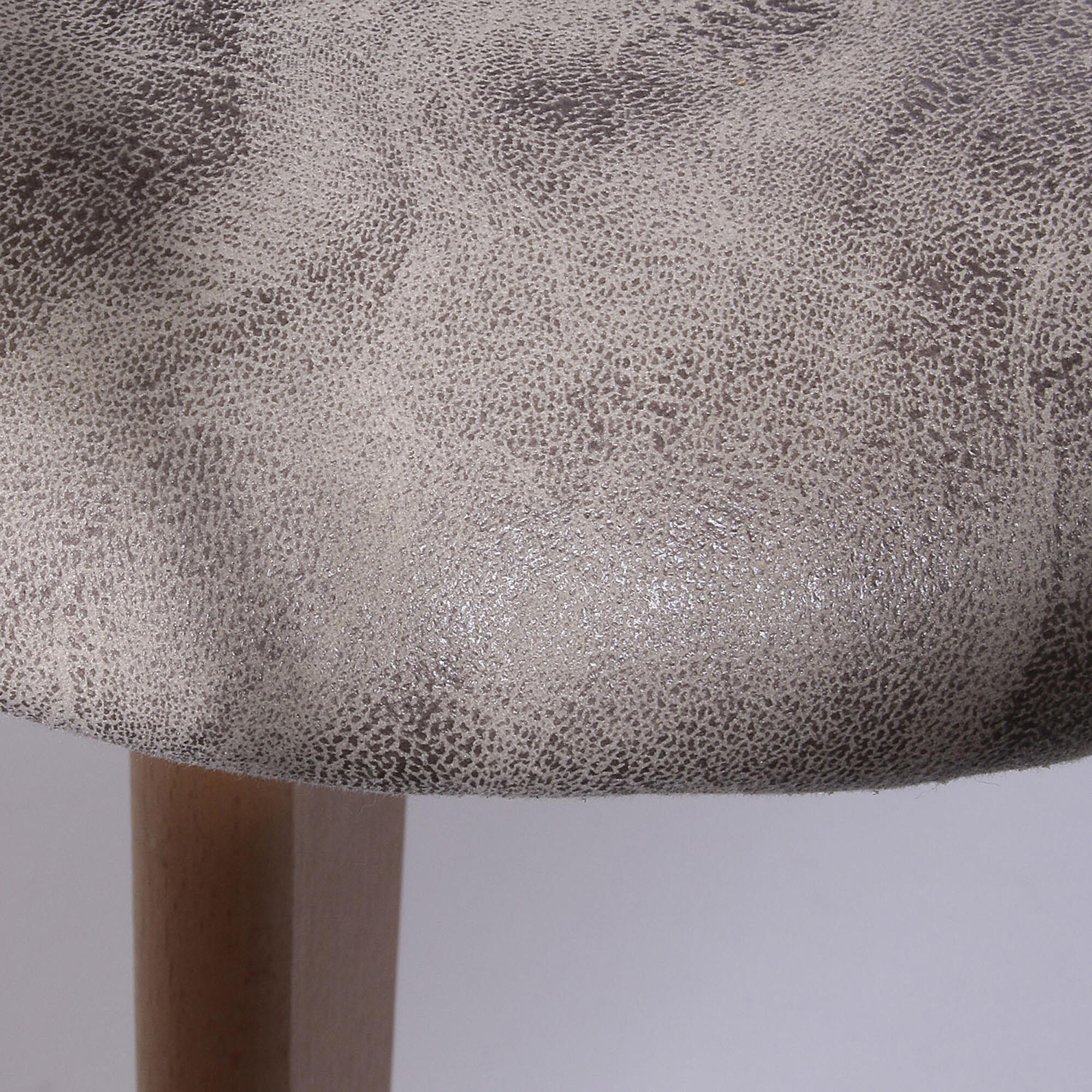 Set 4 sillas de comedor Patchwork multicolor (tonos marrón) - 8