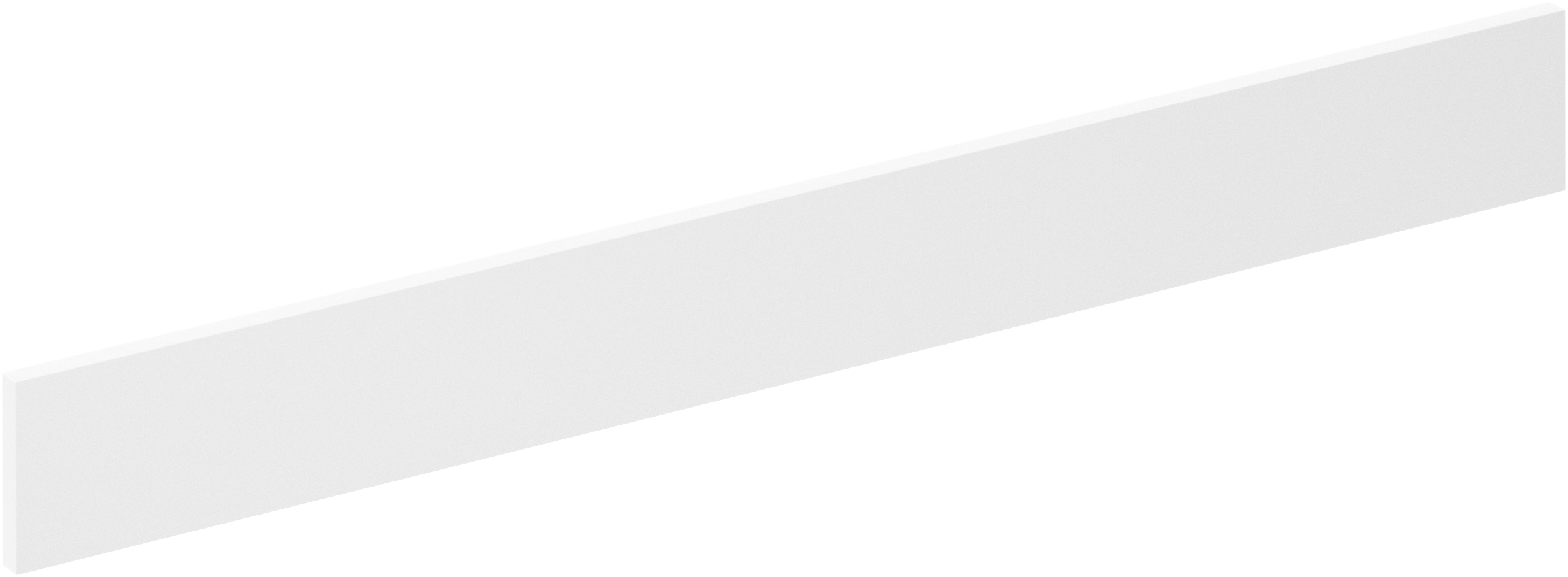 Frente de cajón de cocina toscane blanco mate h 12.8 x l 120 cm