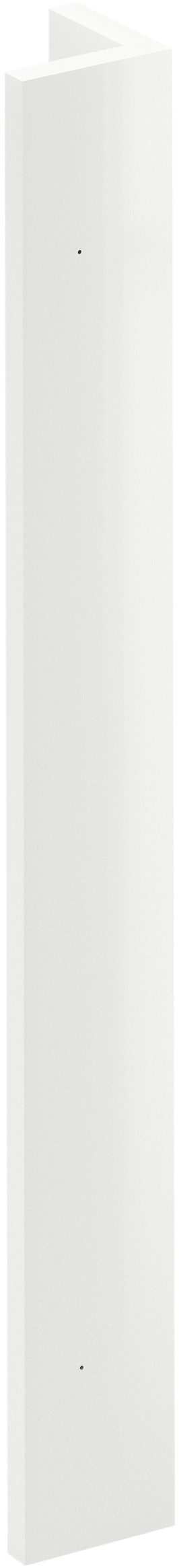 Régua de ângulo Delinia Sevilha 9X77 cm branco brilho