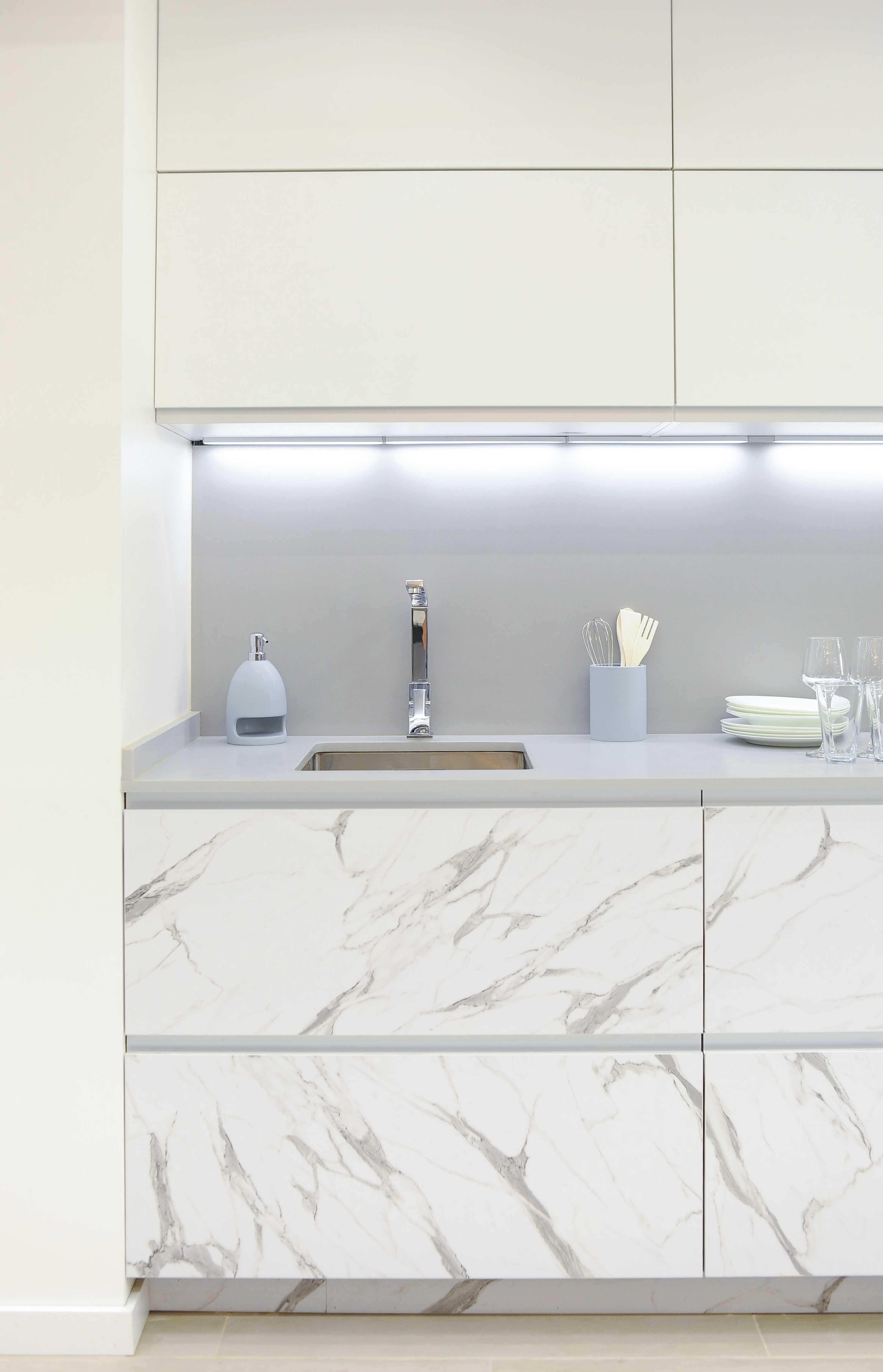 Módulo inferior Delinia 90X58X77CM cinza - 7