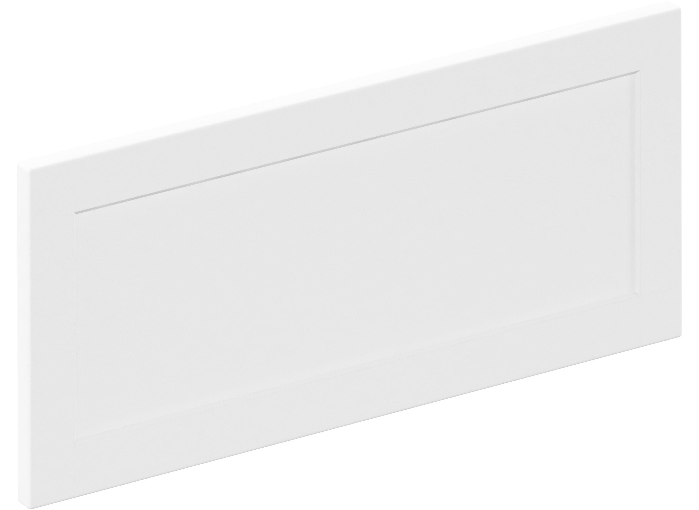 Frente de cajón de cocina newport blanco mate h 25.6 x l 45 cm