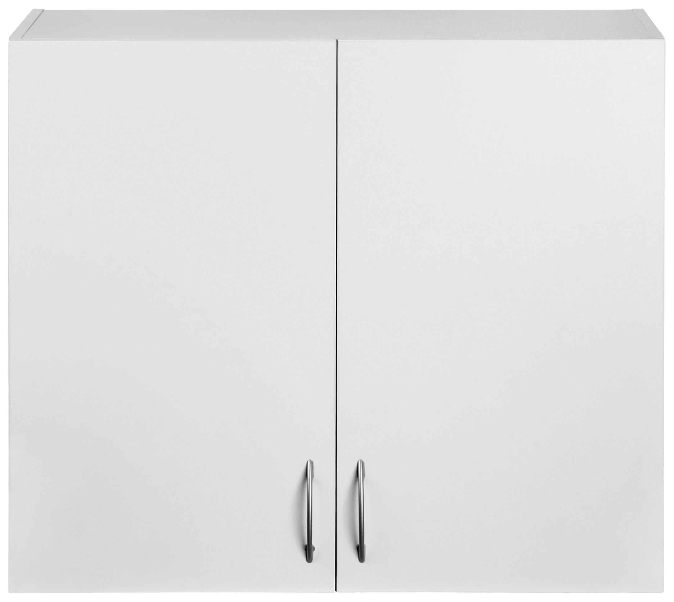 Mueble alto basic blanco 2 puertas fabricado en aglomerado 80 x 70 cm