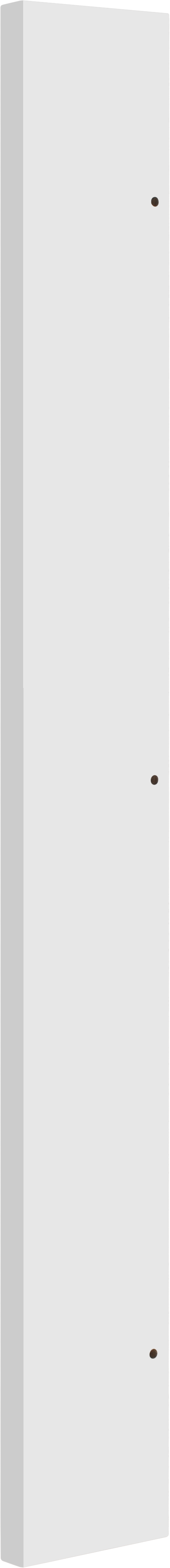 Regleta angular de cocina newport blanco mate h 76.8 - 90 x 90 cm