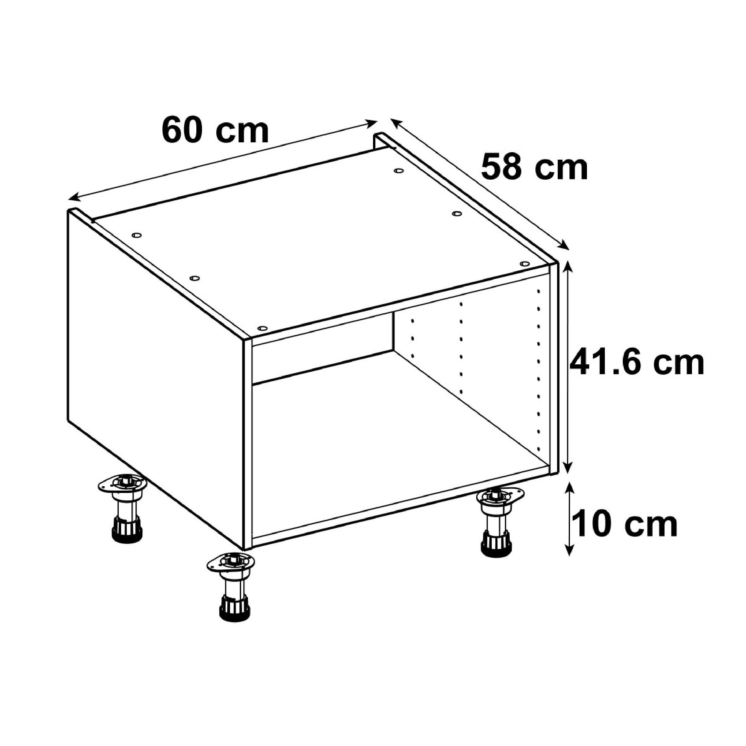 Módulo inferior Delinia 60X58X39CM branco - 5