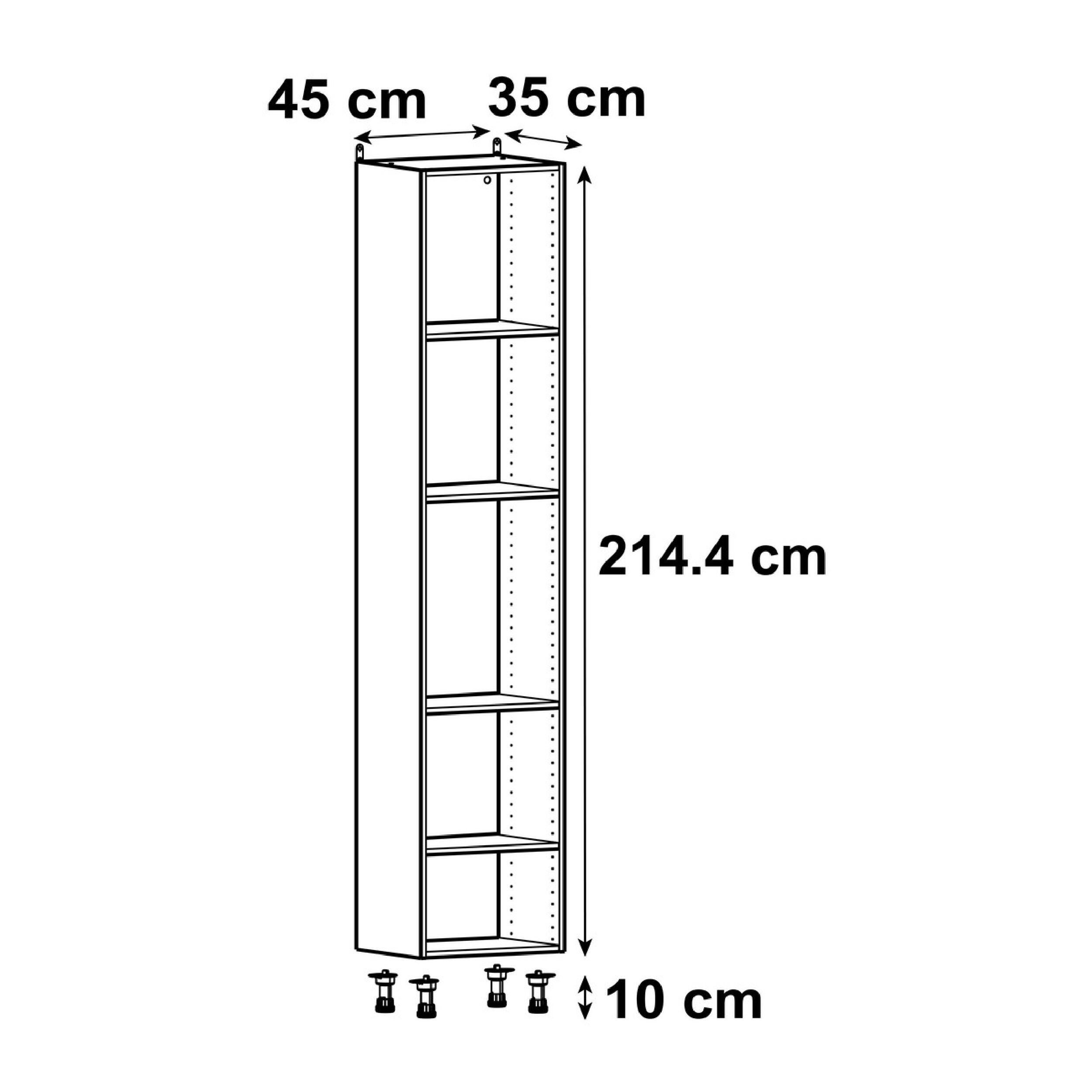 Módulo coluna Delinia 45X35X215CM branco - 5