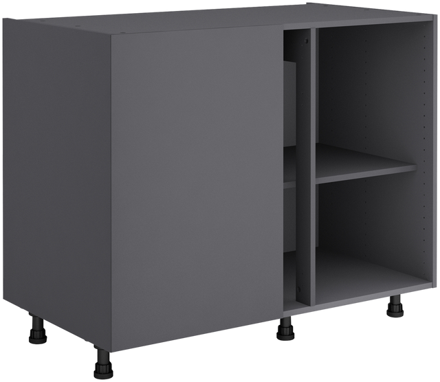 Módulo inferior de canto recto Delinia 106X58X77CM cinza