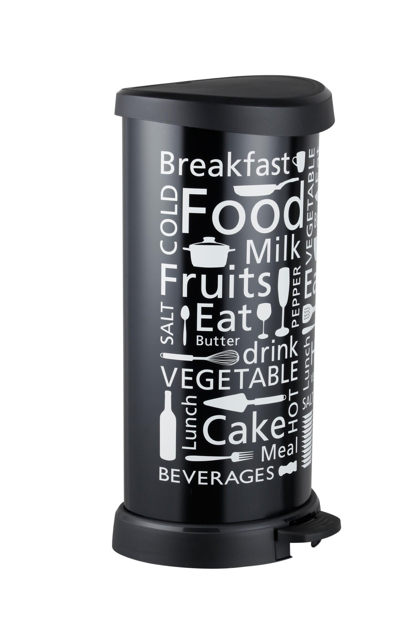 Cubo de la basura con pedal curver para 40/50 litros