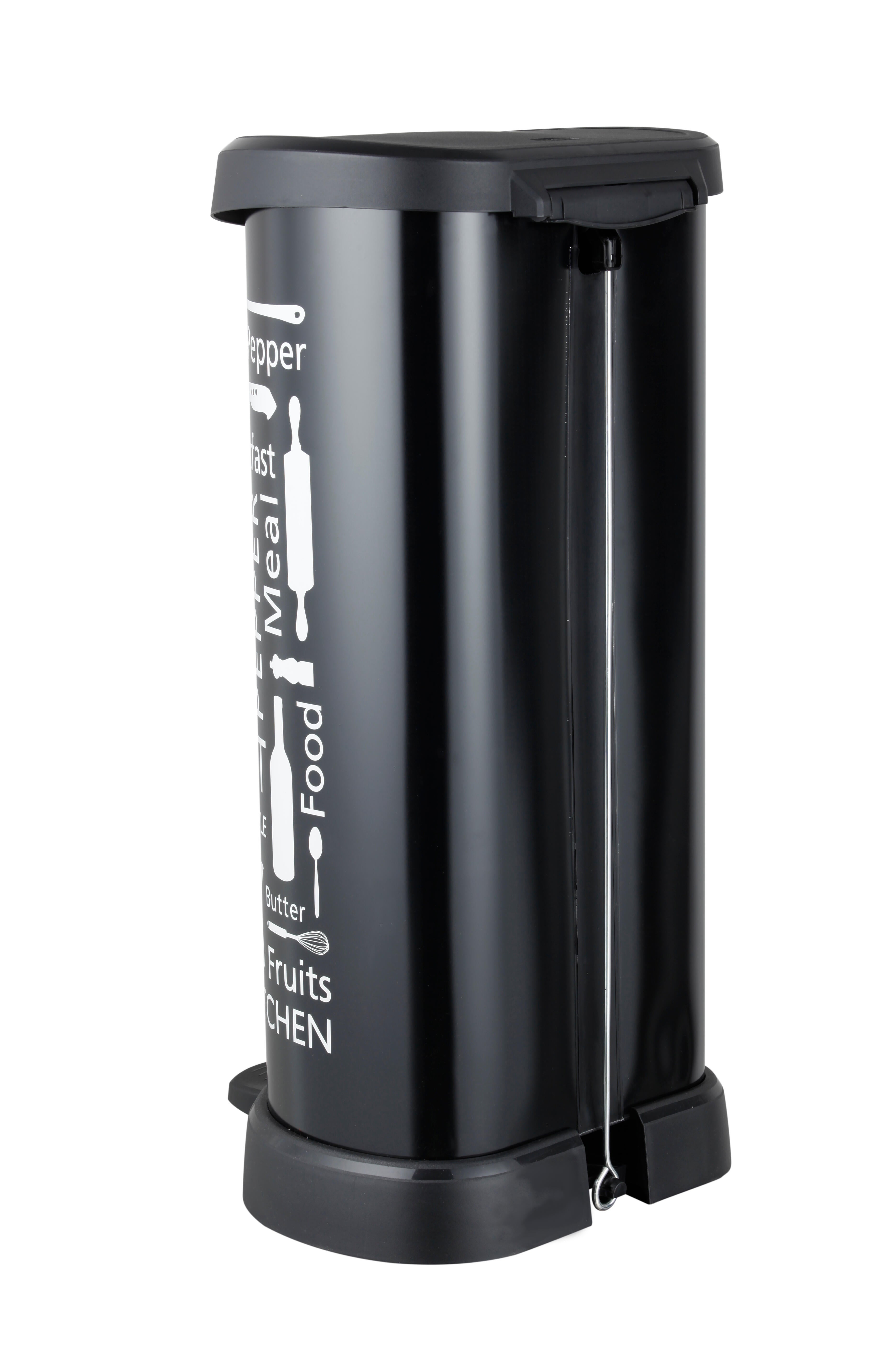 Balde de lixo com pedal CURVER DECOBIN PLÁSTICO 40L - 4