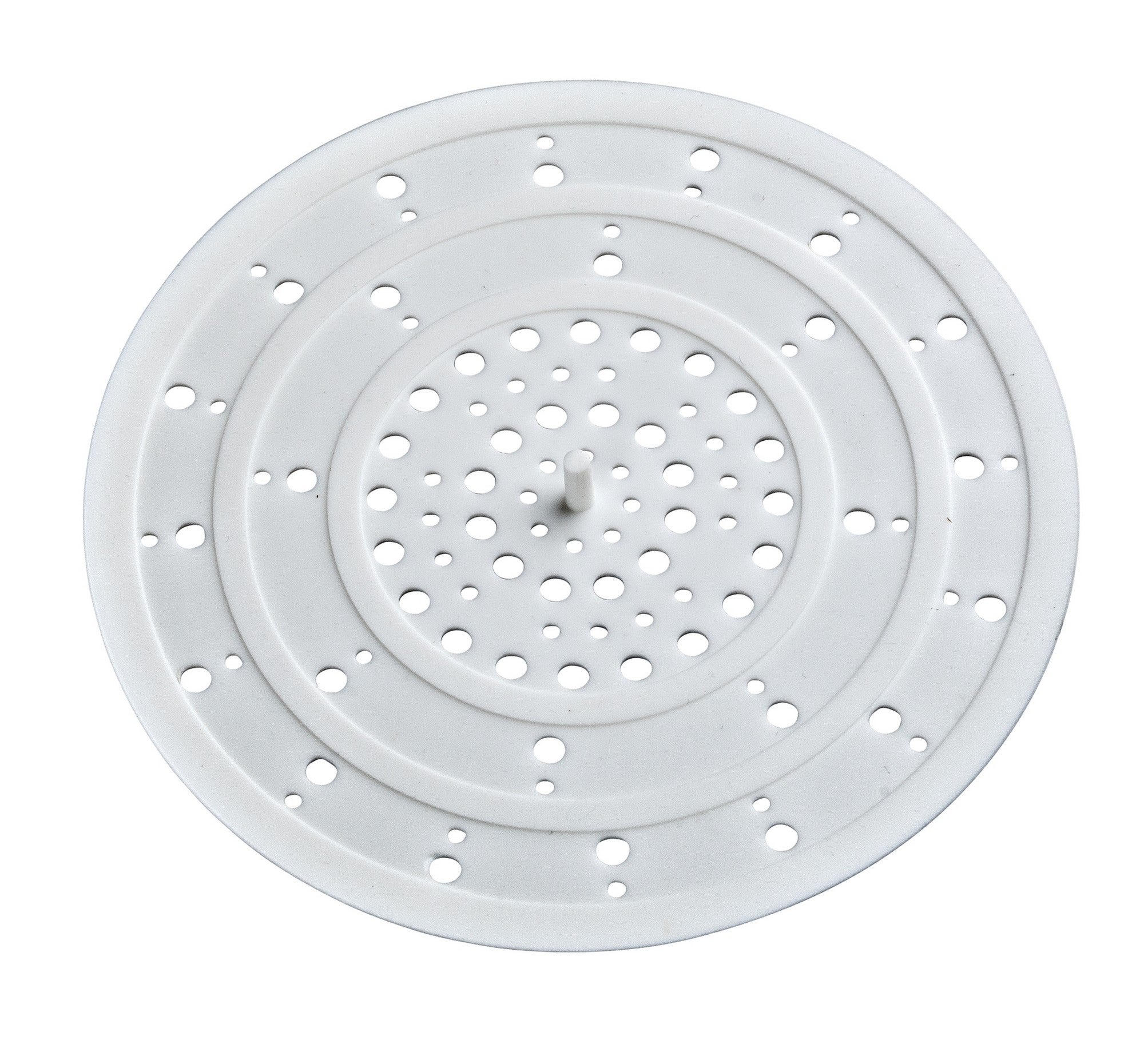 Colador de desagüe blanco silicona 12 cm diámetro x 0,3 cm