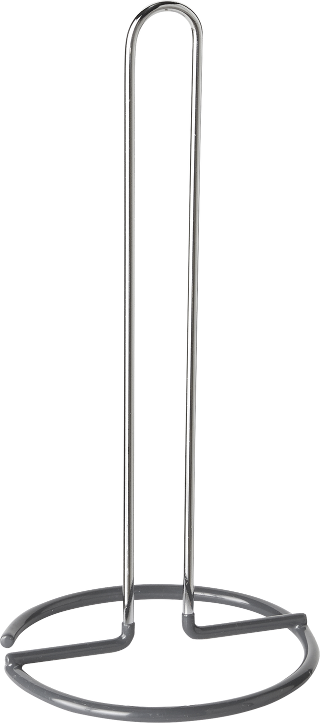 Porta-rolo de cozinha inox 13 x 13 x 28,5 cm cinza de pousar Delinia