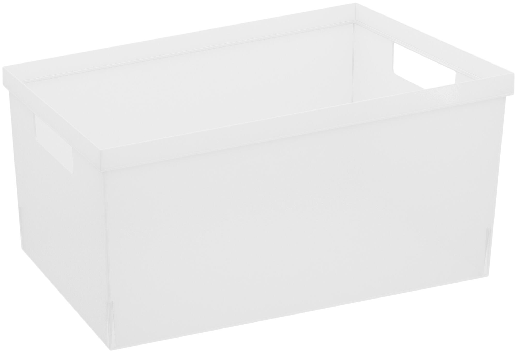 Porta utensilio delinia id plástico blanco transparente de 300 x 200 mm