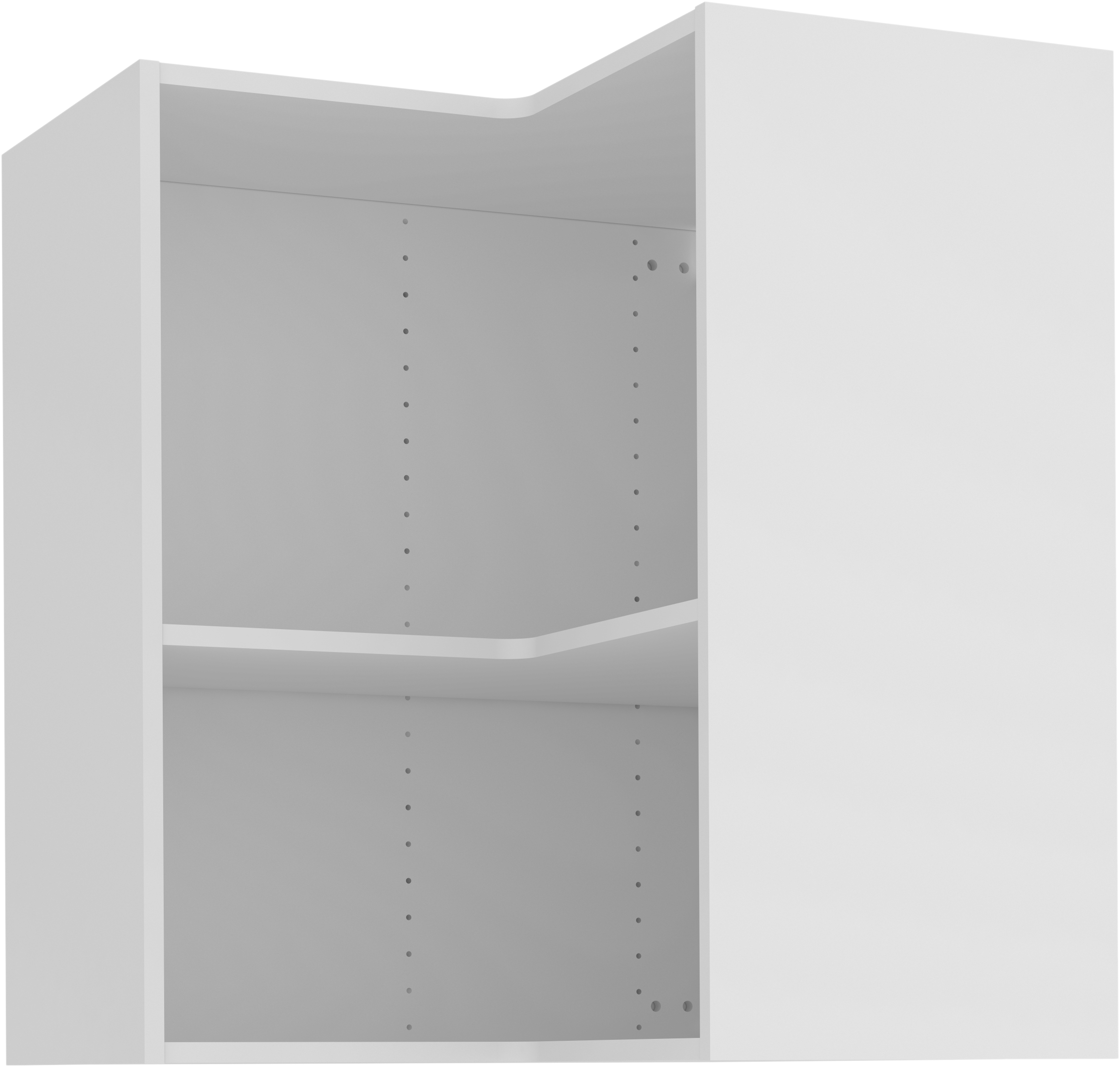 Módulo superior de canto Delinia 68X35X77CM branco - 5