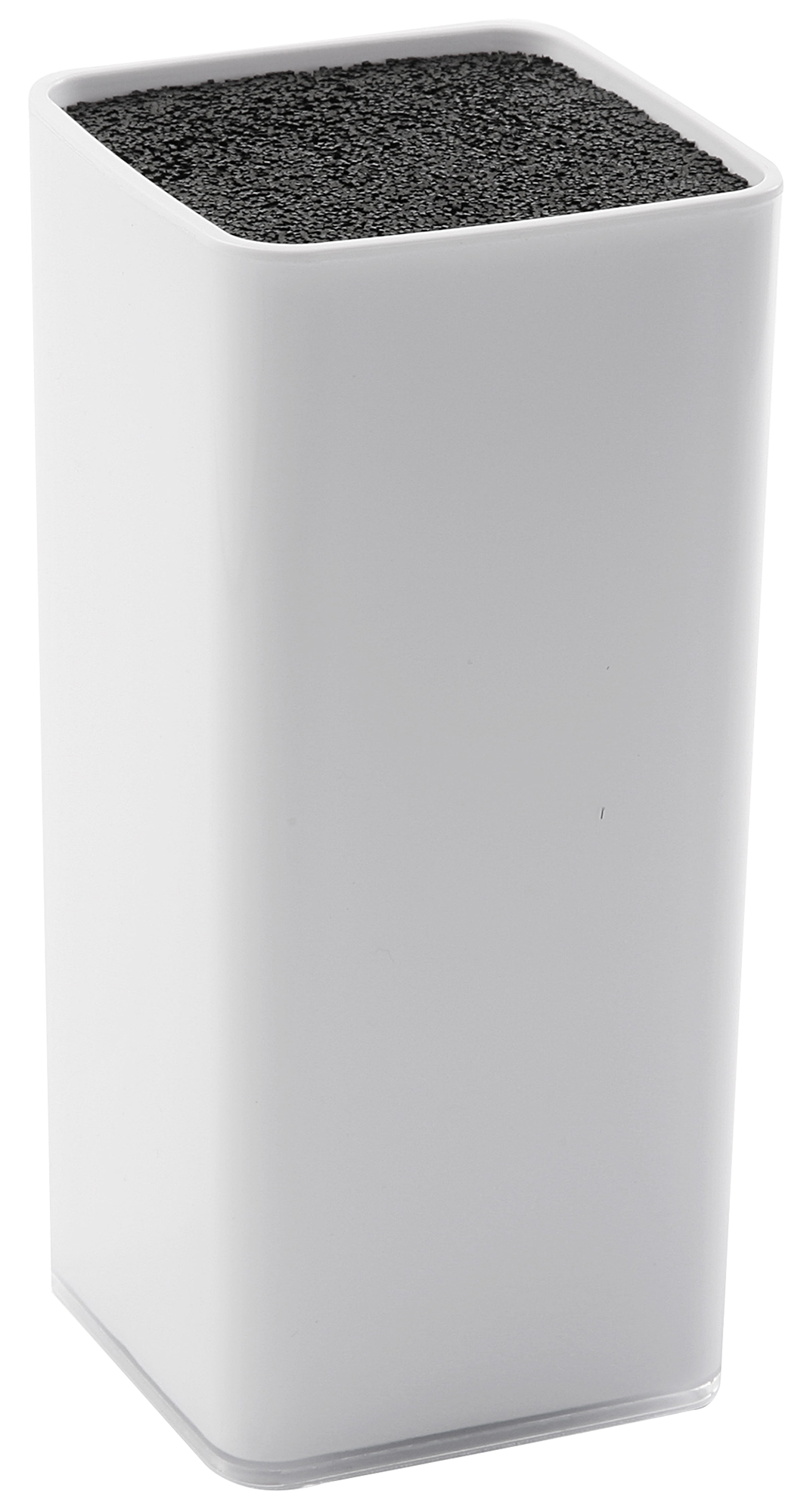 Portacuchillos de polipropileno blanco versa 10x21,8x10 cm