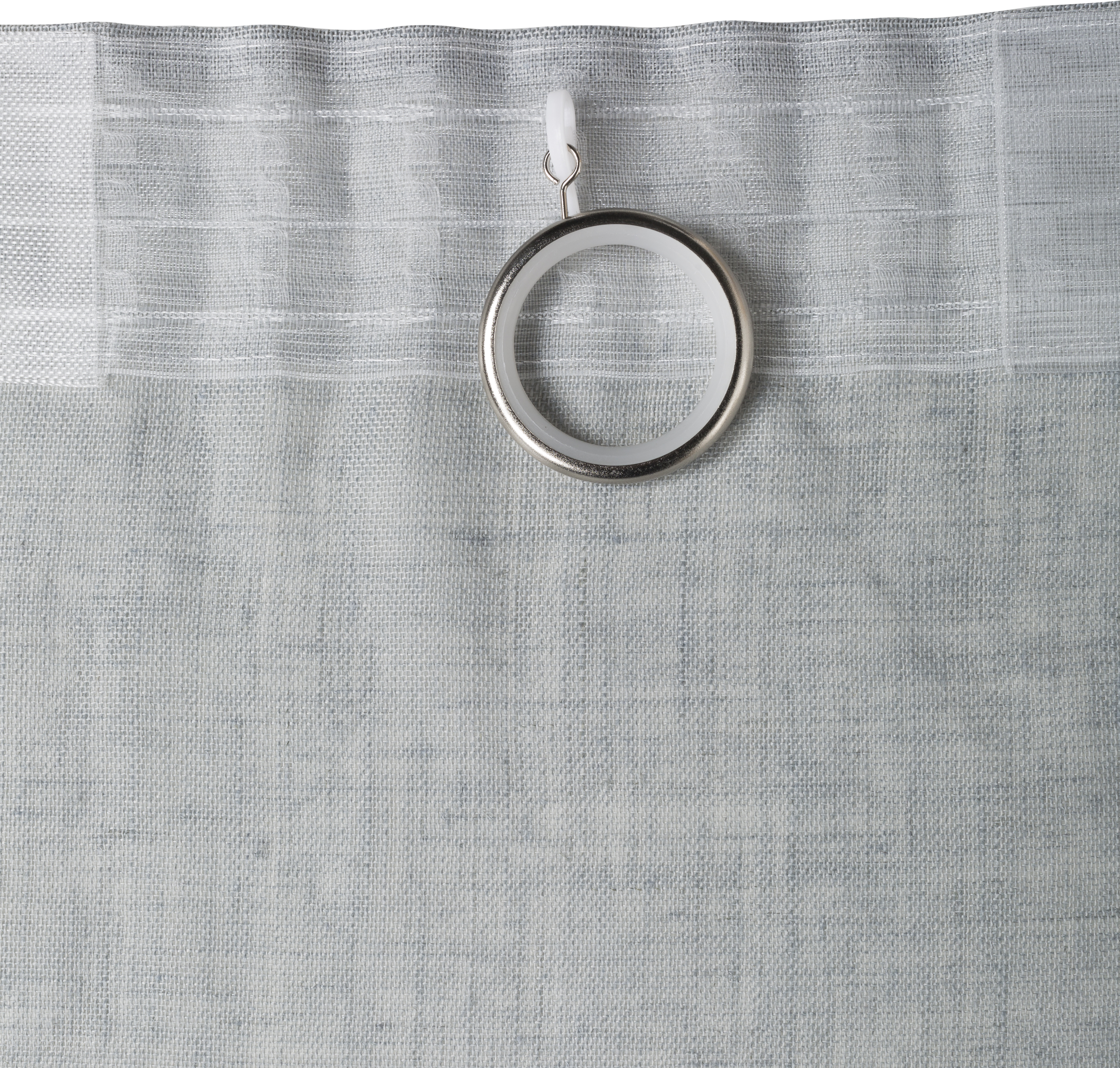 Cortinado fita e/ou presilha Taylor 300x270cm cinza - 6