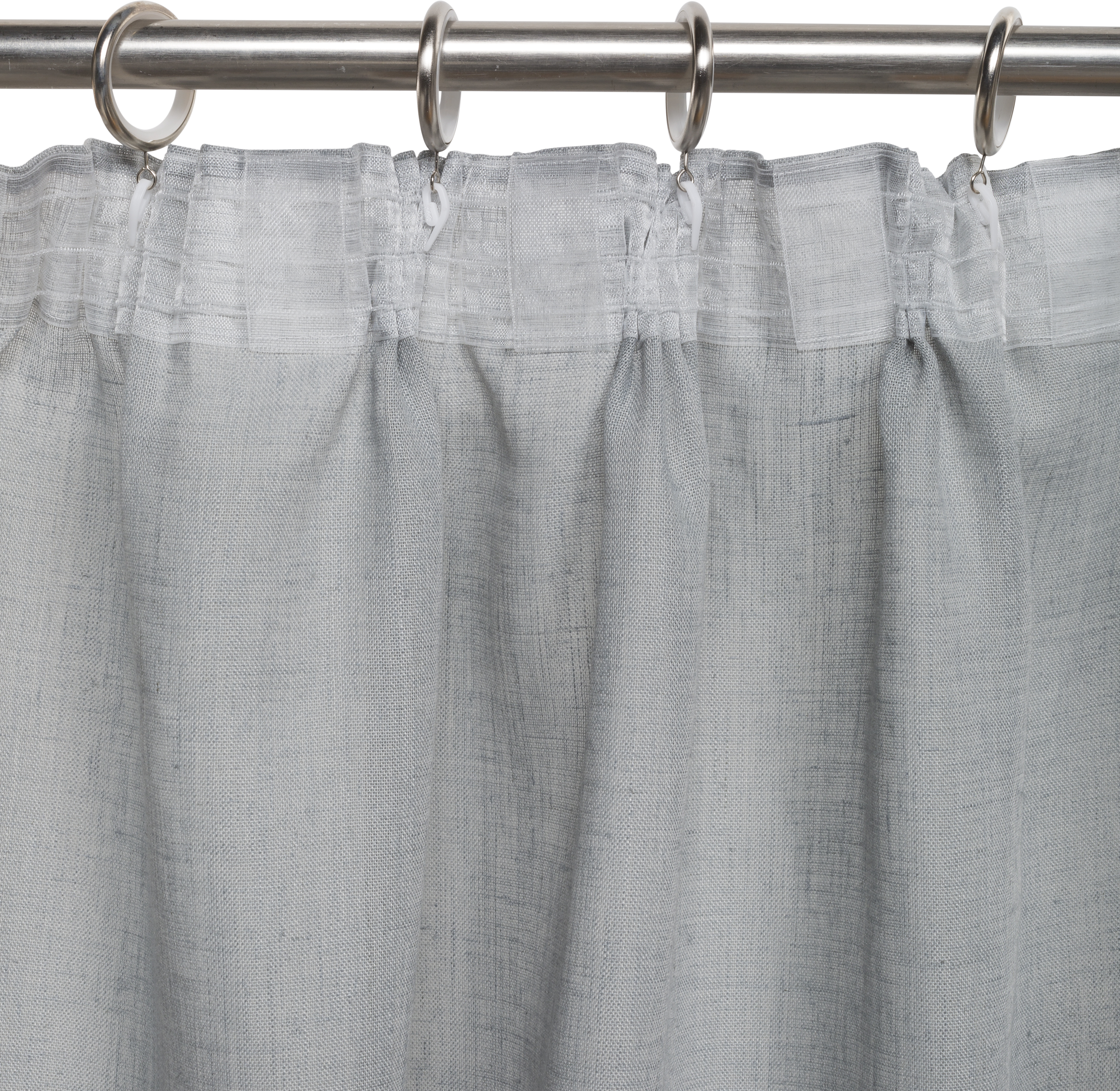 Cortinado fita e/ou presilha Taylor 200x270cm cinza - 13