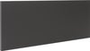 Frente de cajón de cocina Atenas antracita mate H 25.6 x L 60 cm
