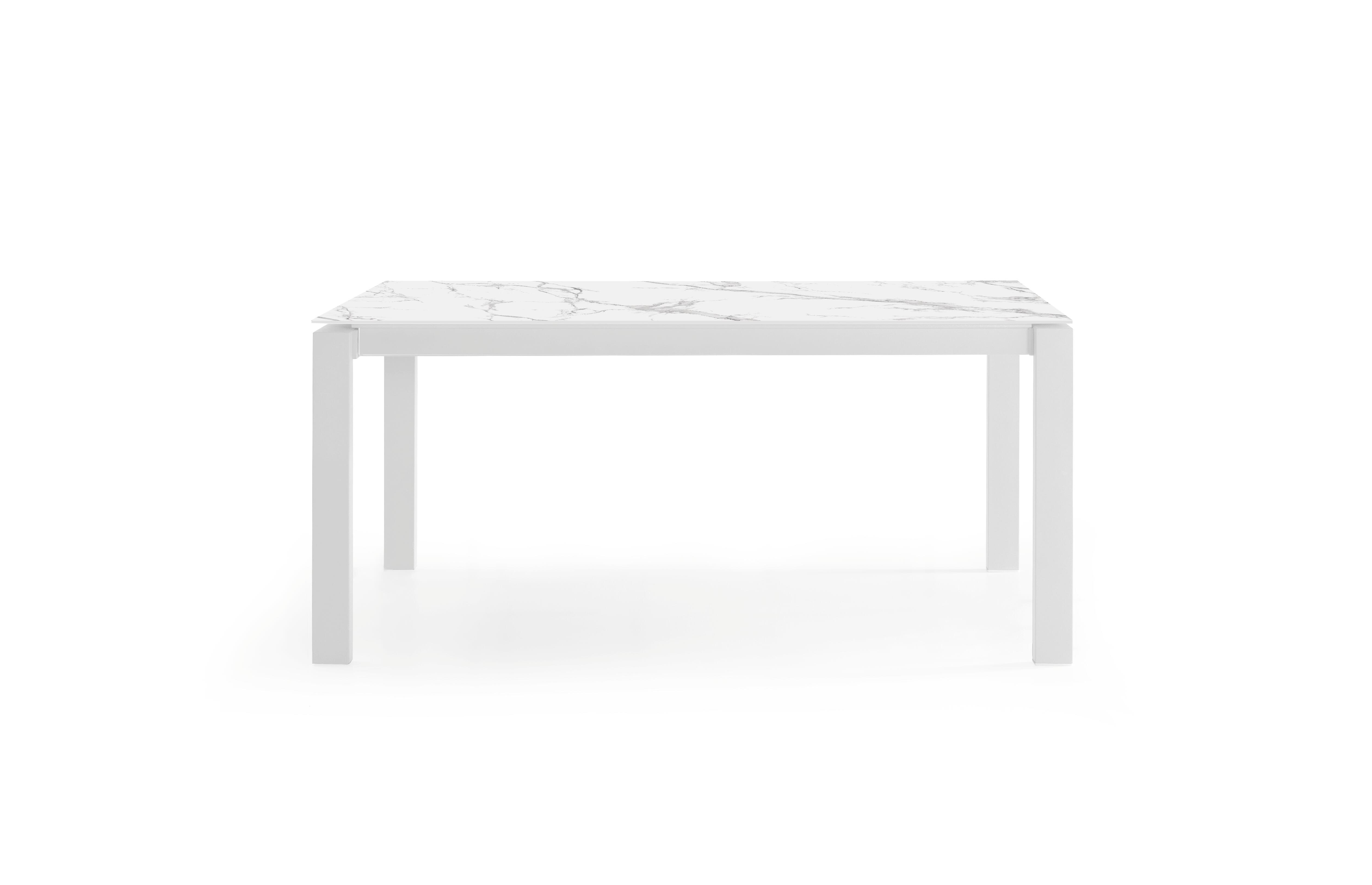 Mesa arquus ext. 140x80 dekton aura15 - blanco