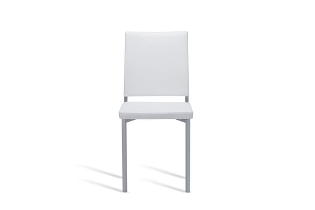 Silla de cocina PORTUS Canela Asiento y Respaldo Blanco