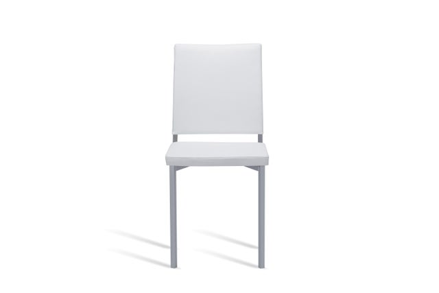 Silla de cocina PORTUS Canela Asiento y Respaldo Blanco
