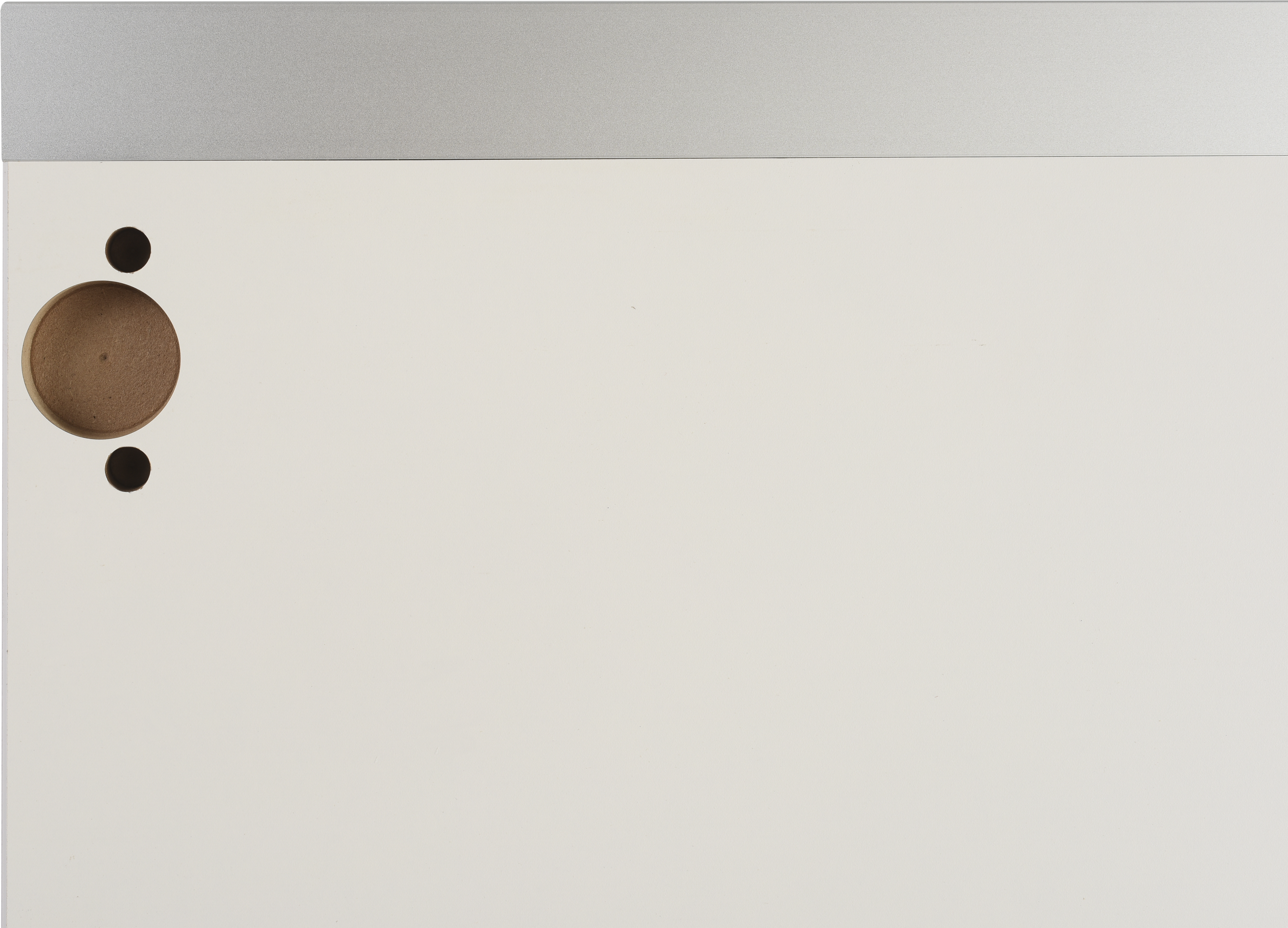Frente gaveta de cozinha Delinia Mikonos 39.7x76.5cm branco brilhante - 4