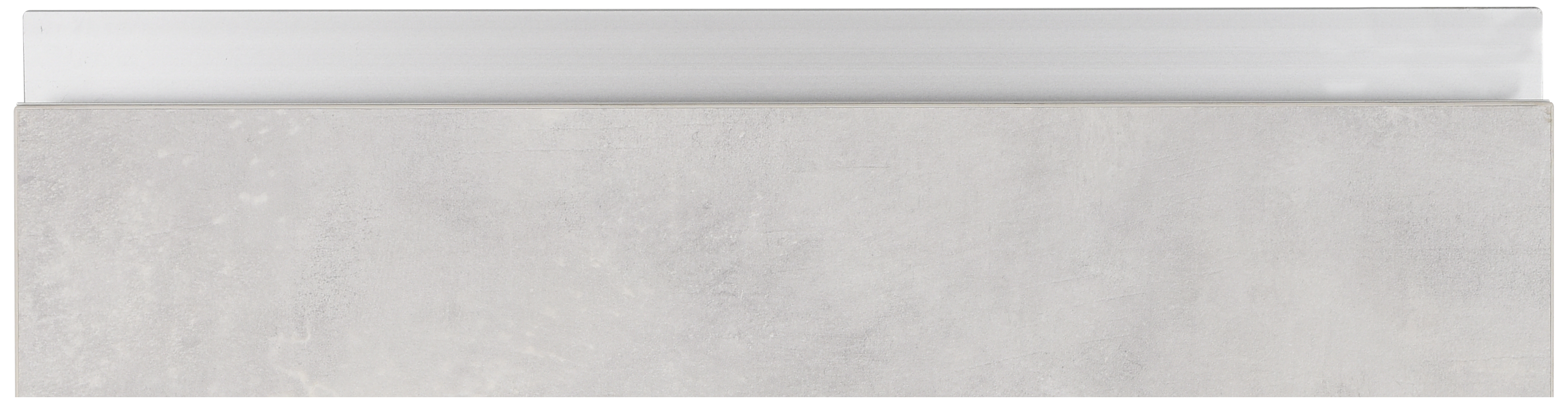 Frente para mueble de cocina mikonos cemento claro 12,8x40 cm