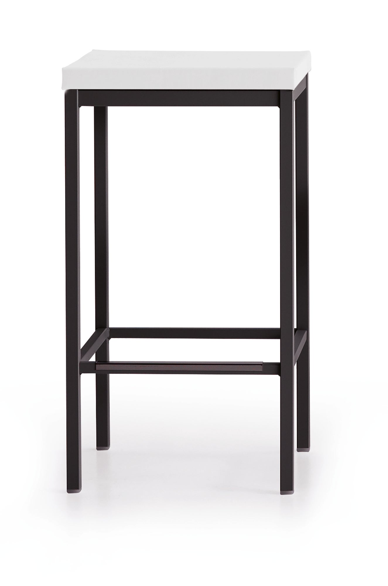 Tab. freddy medium polipiel grain blanco-negro