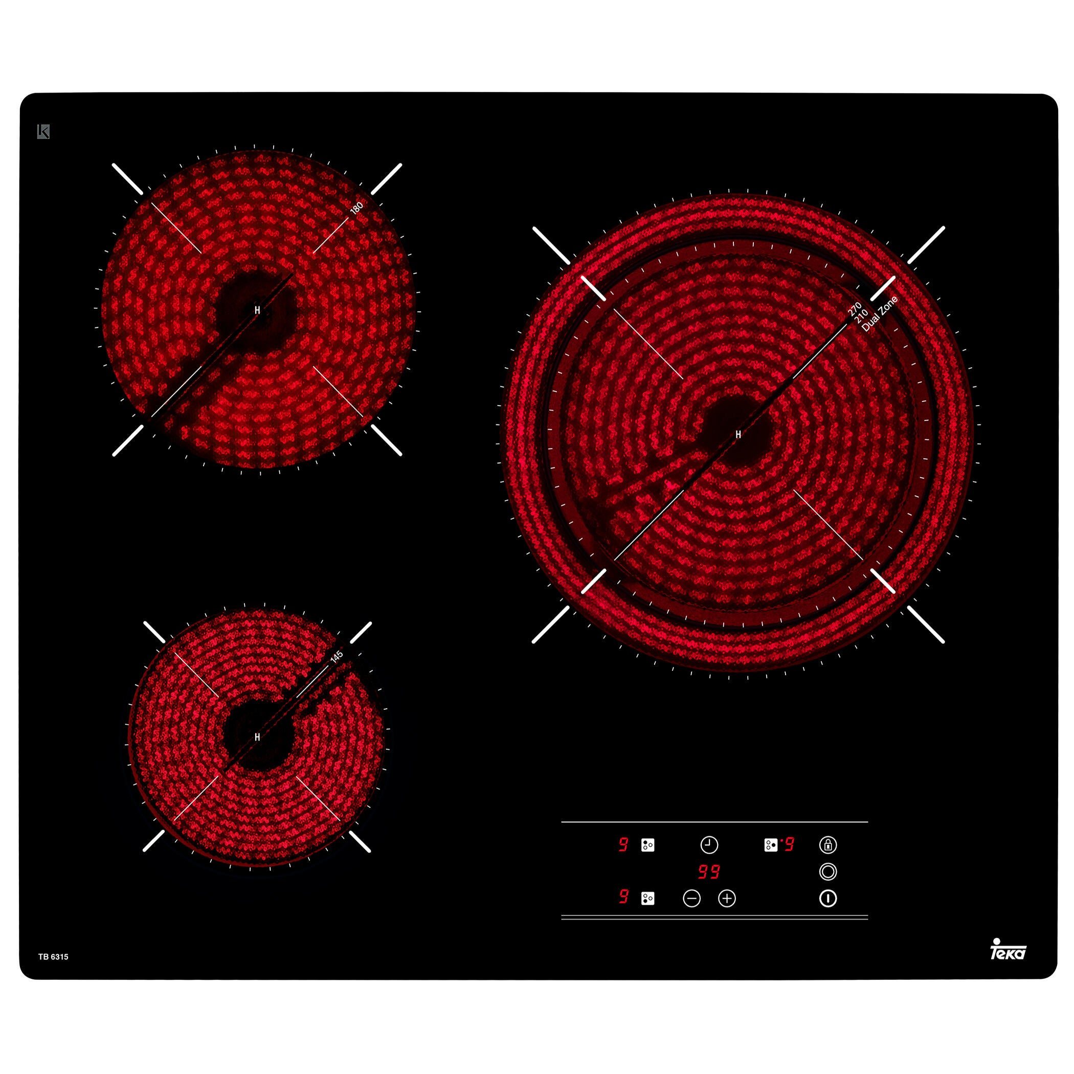 Teka Placa Vitrocerámica Tz6315 60 Cm - Imagen 3