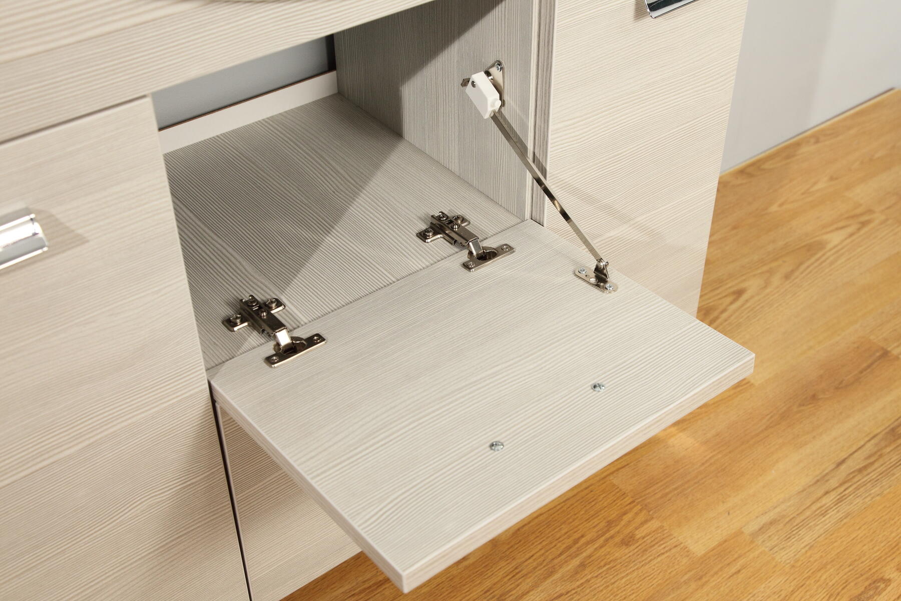 Mobile da bagno a terra L 81.5 x H 80 x P 33.5 cm rovere, 1 cassetto, 2 ante Rimini - 3