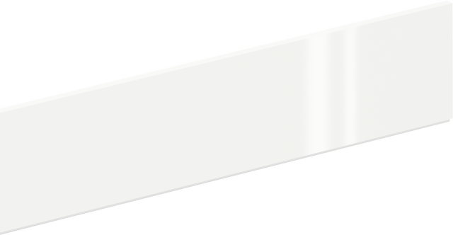 Zócalo para mueble de cocina PVC blanc 240x15 cm