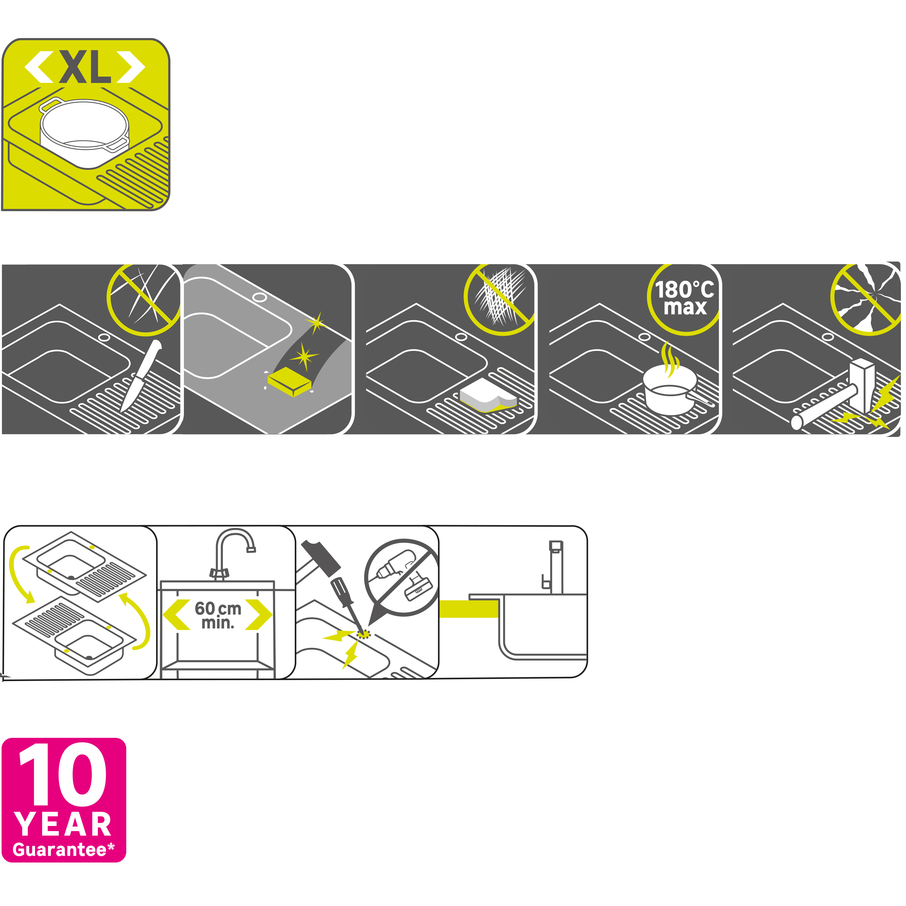 Lava-louça Delinia semidueto elbe 100x50cm branco - 11
