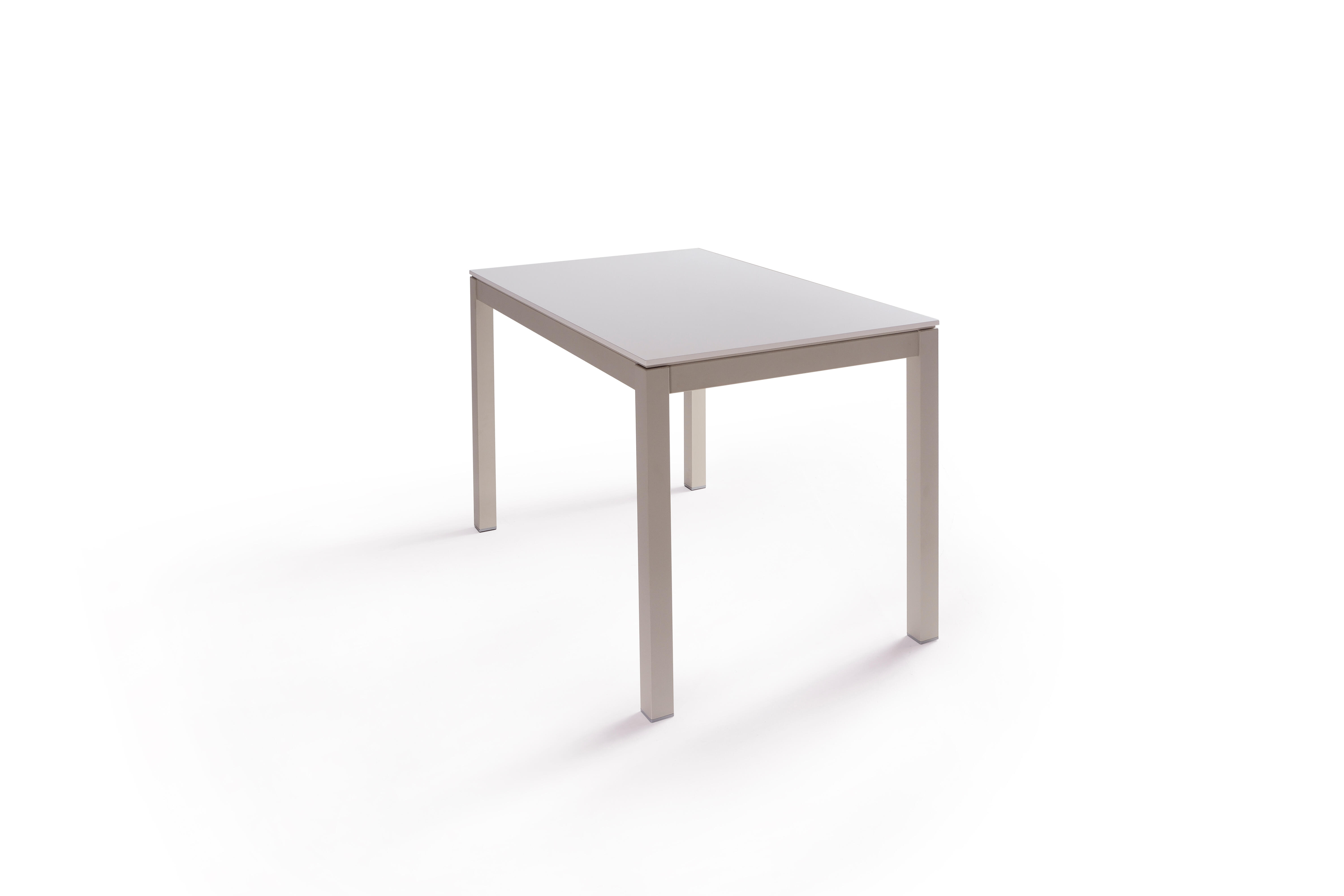 Mesa fija de madera diversa de 110x70 cm gris