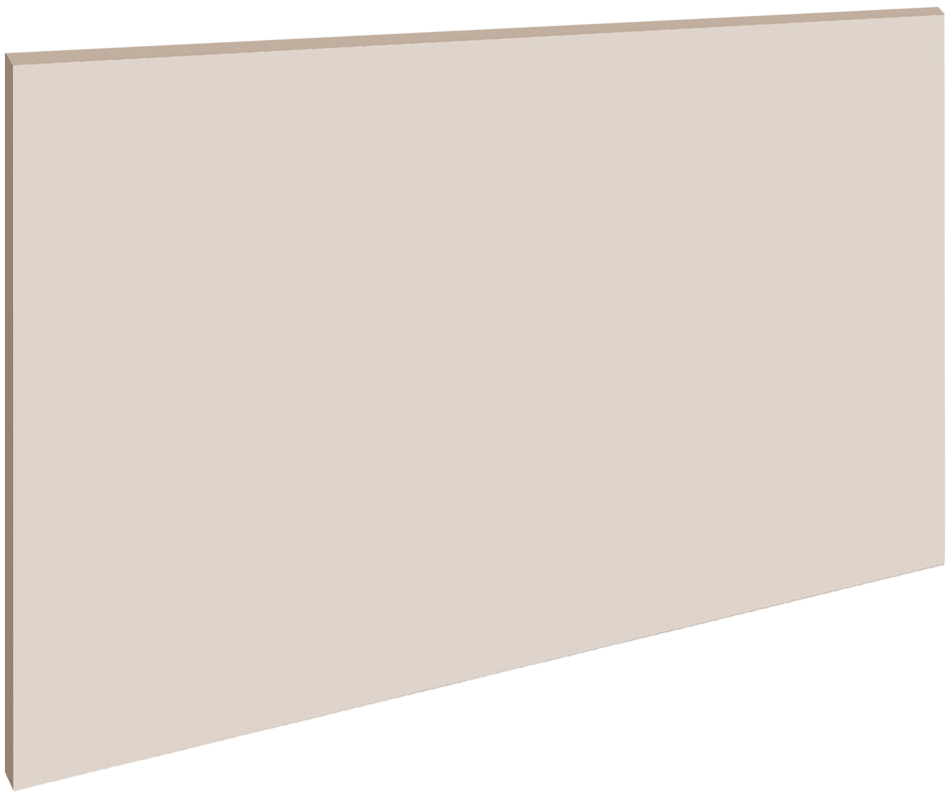 Frente de cajón de cocina atenas topo mate h 25.6 x l 60 cm