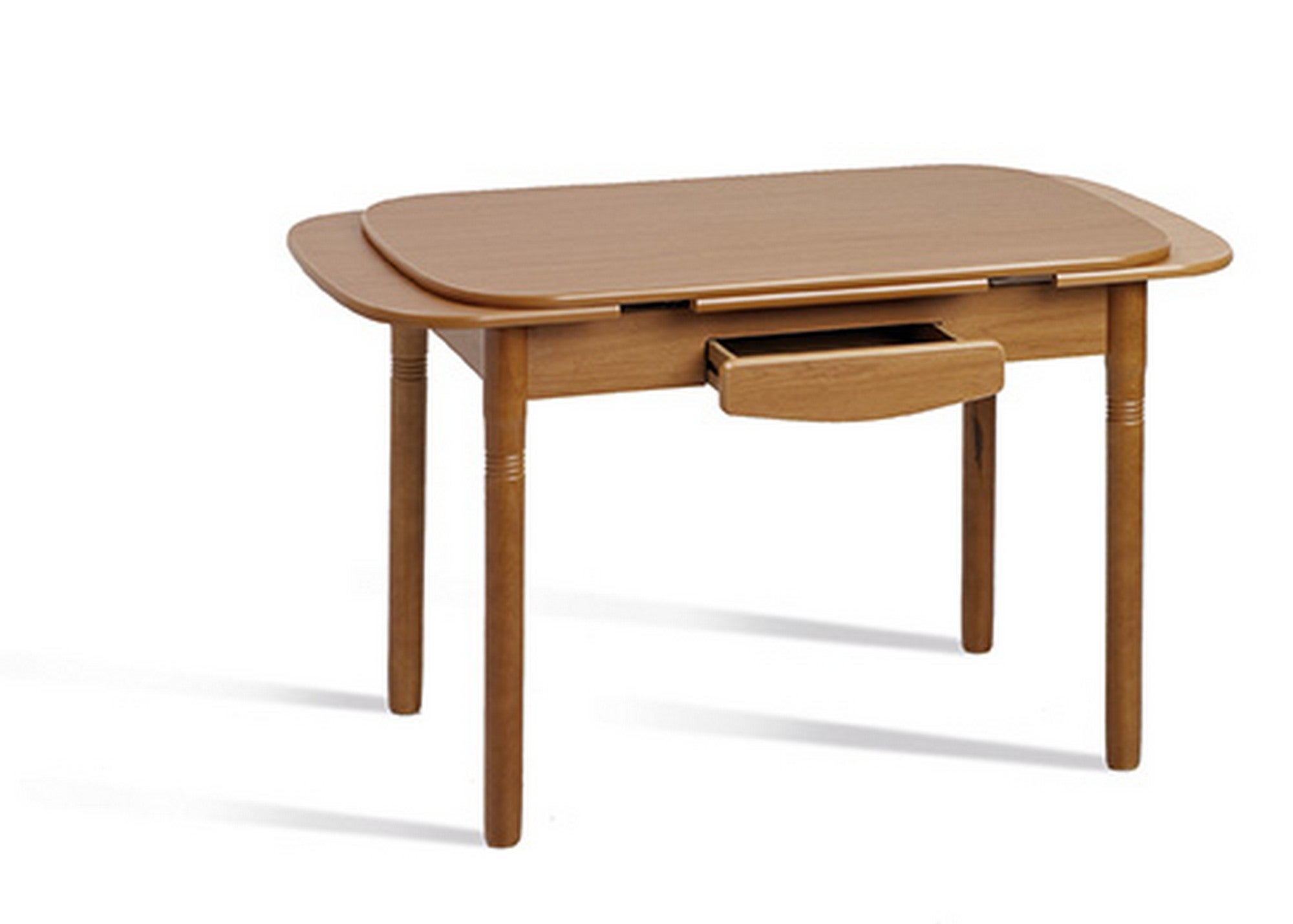 Mesa koe extensible cerezo patas madera cerezo 130x80