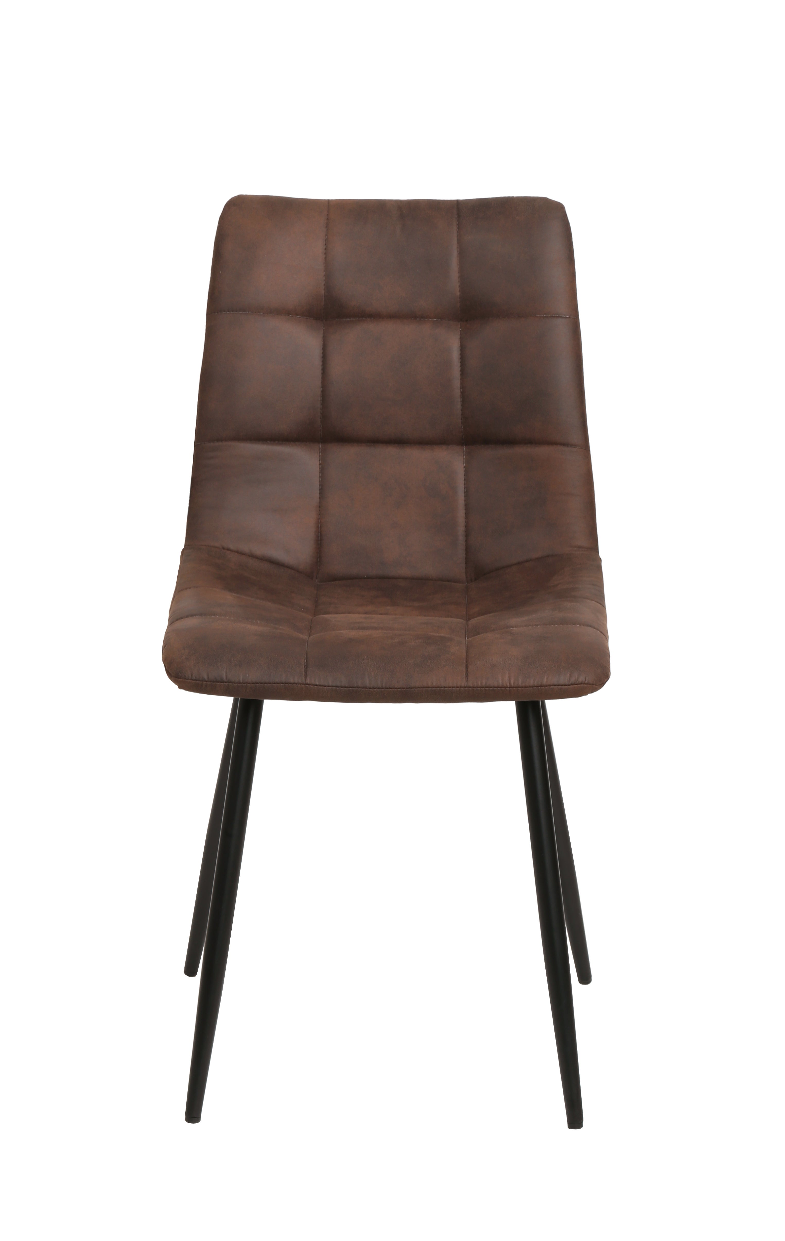 Silla de comedor ivy marrón pack 4 unidades