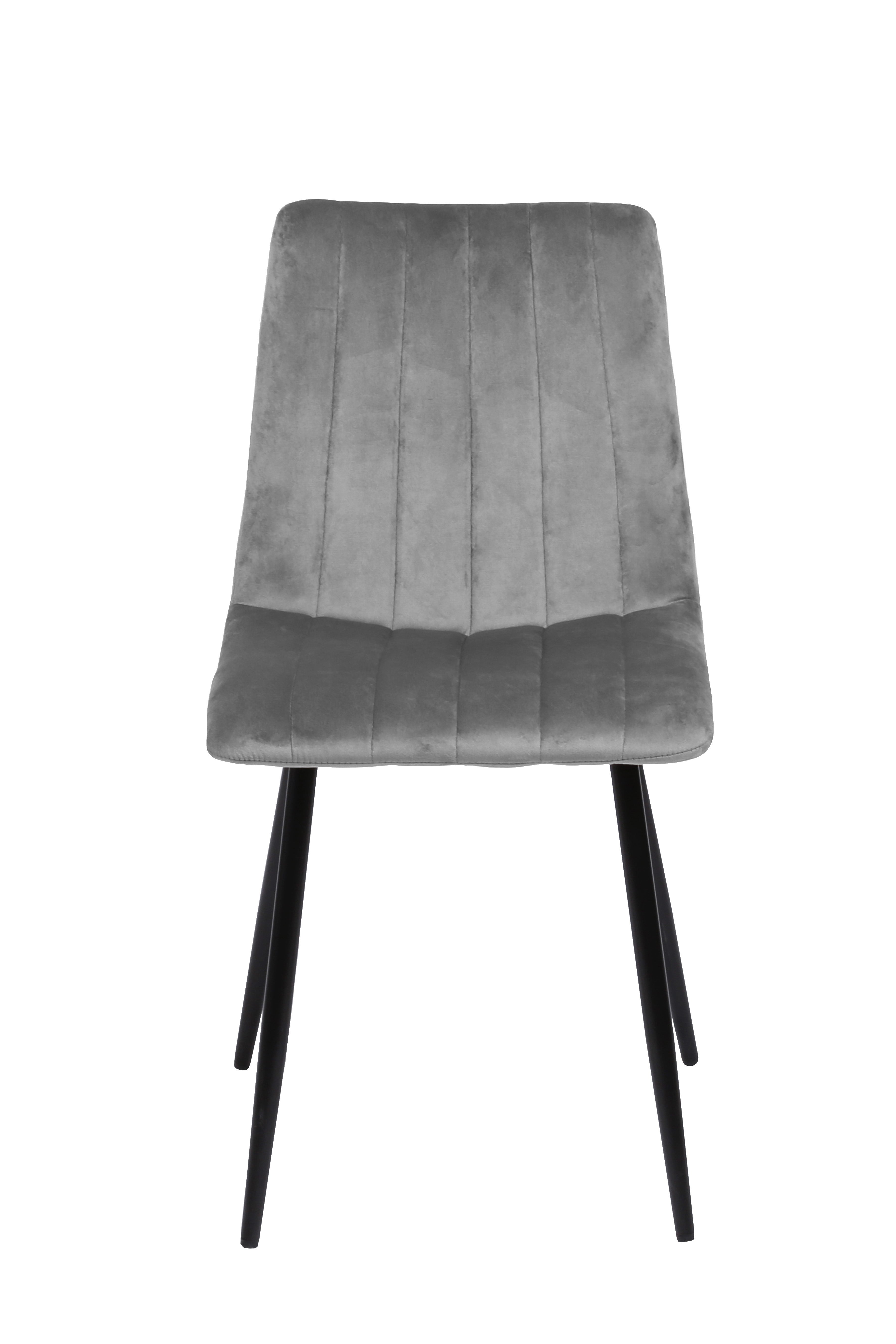 Silla de comedor iria gris piedra pack 4 unidades