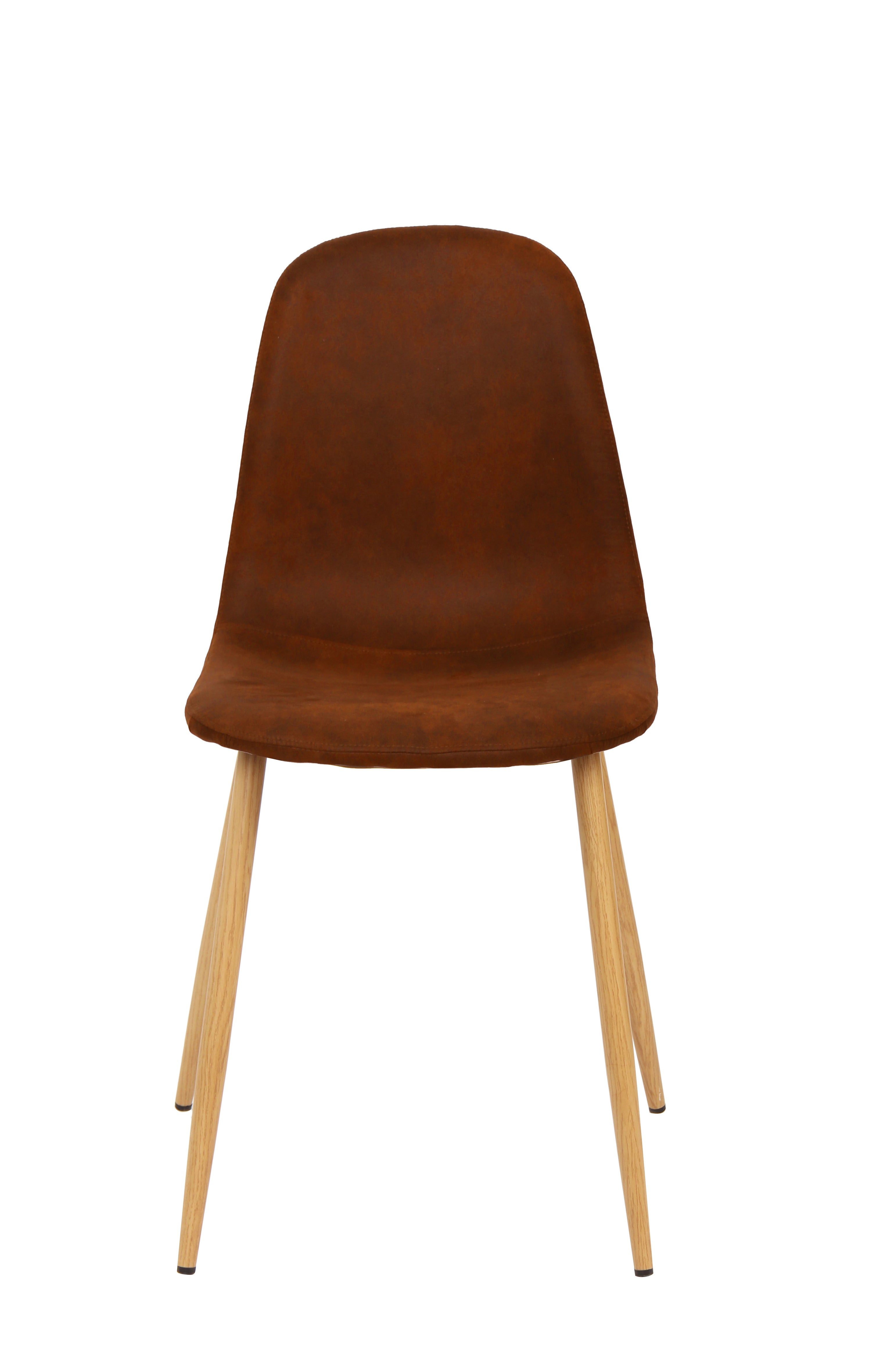 Silla de comedor margot avellana pack 4 unidades