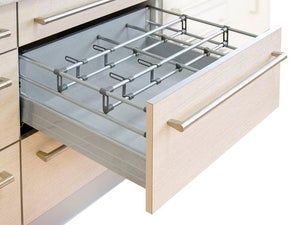 Soporte para utensilios de cocina dorado con 2 compartimentos para  organizador de utensilios y herramientas de cocina, el organizador de  utensilios de