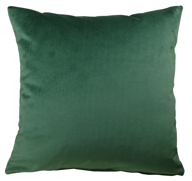 Cojín decorativo   Rivera poliéster verde 60x60cm